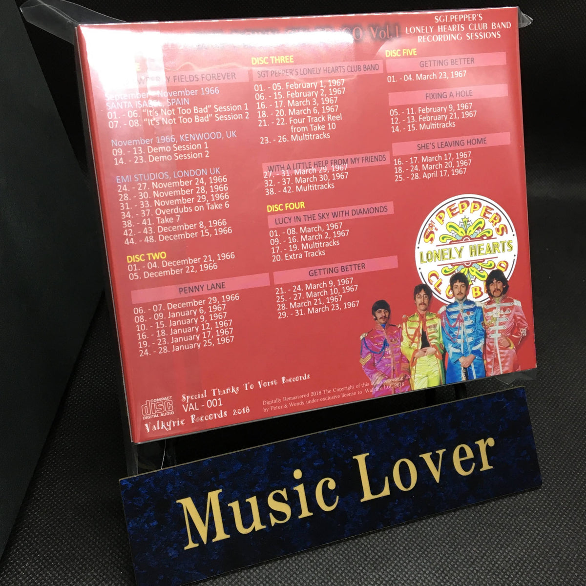 THE BEATLES / ONE DOWN, SIX TO GO Vol.1 【5CD】