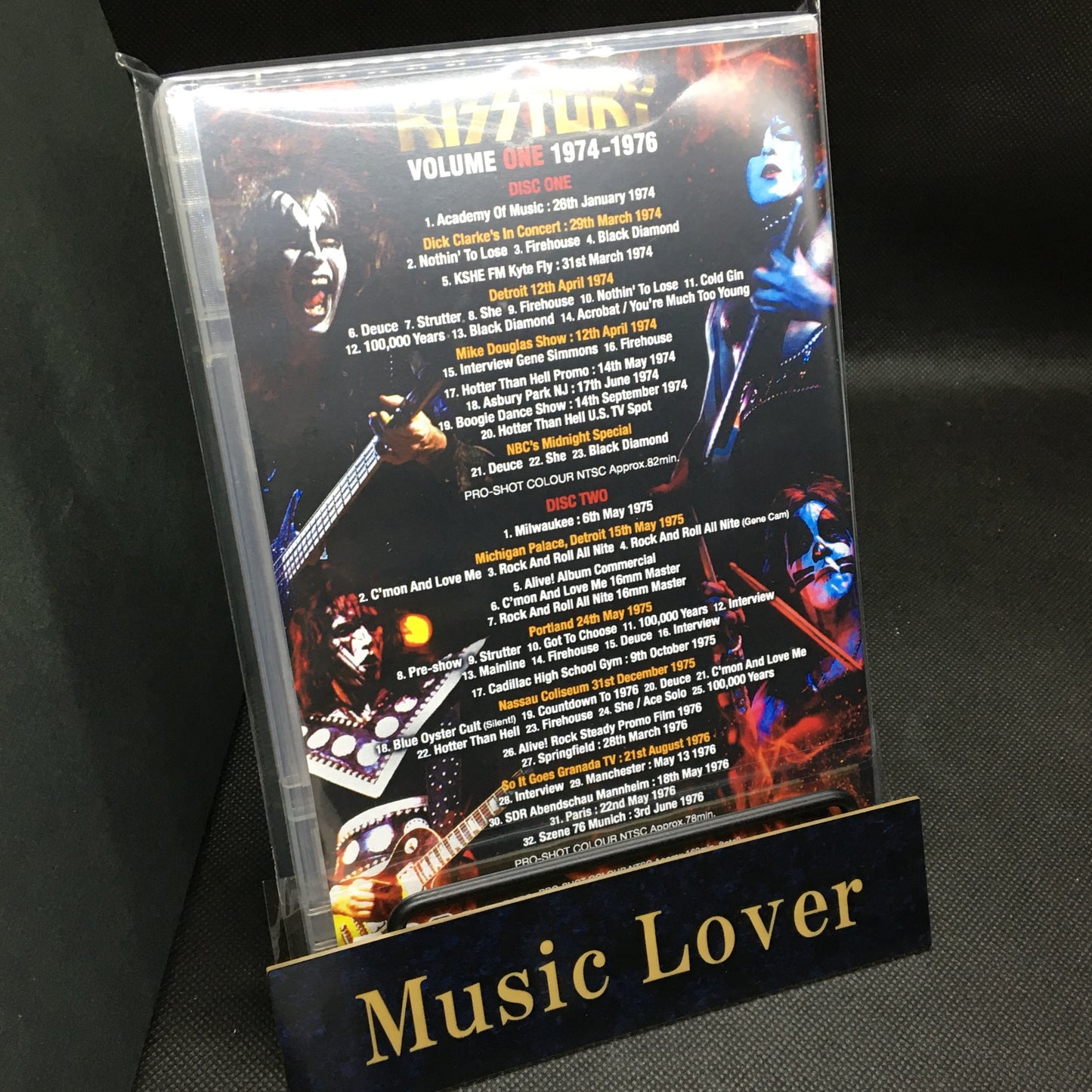 KISS / KISSTORY VOLUME ONE 1974-1976 (2DVDR)
