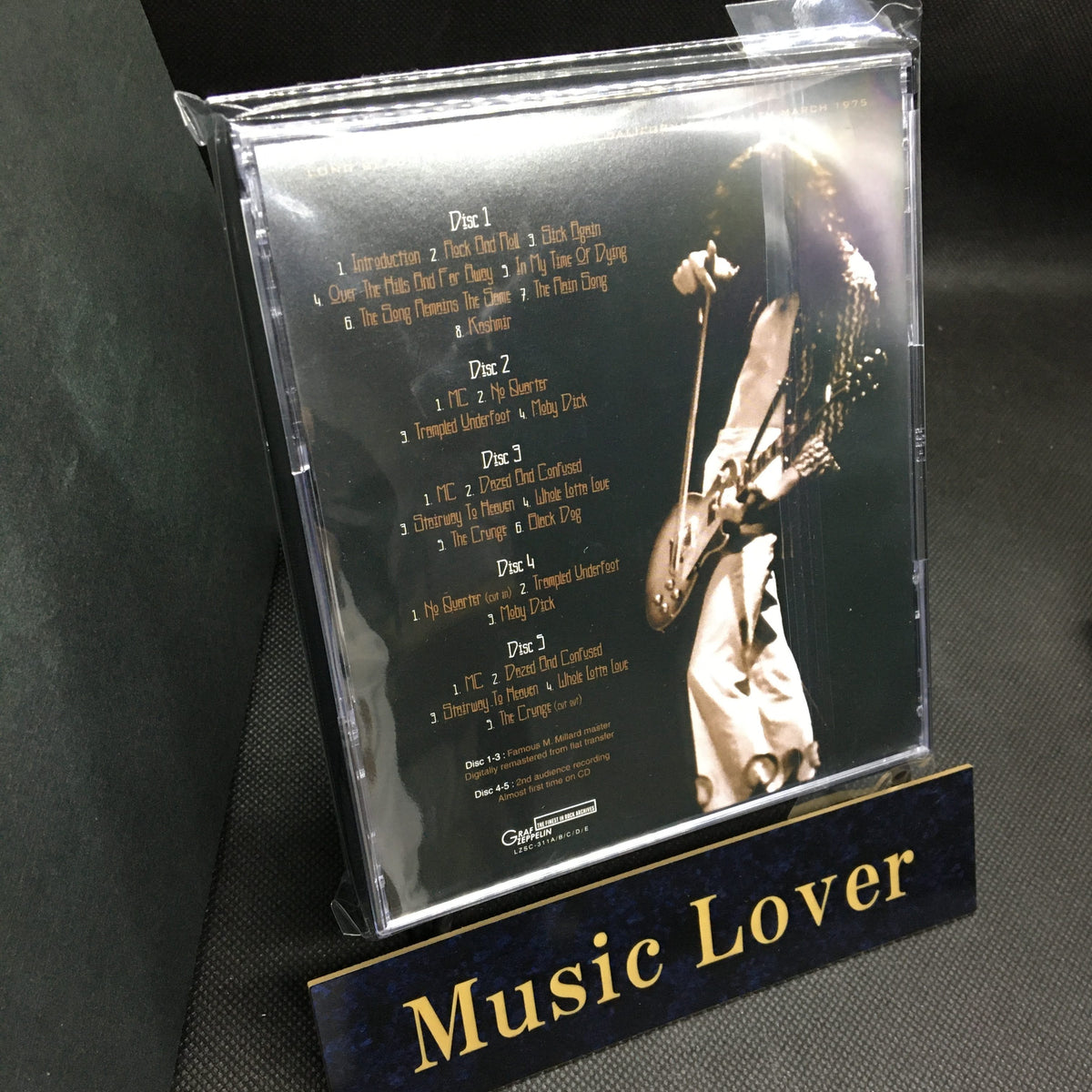 LED ZEPPELIN / LONG BEACH ARENA 1975 1ST ORIGINAL MILLARD MASTER RECORDING (5CD+Bonus CD)