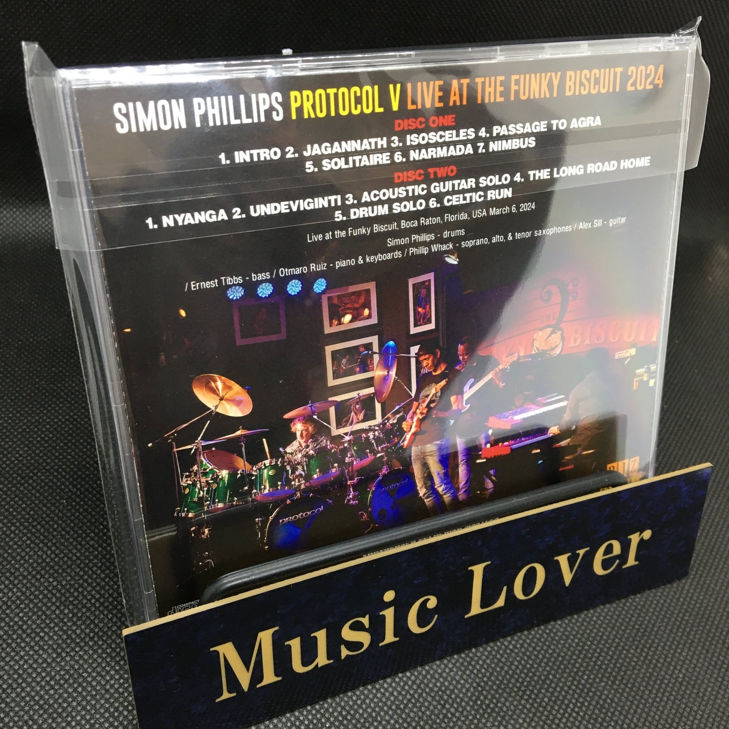 SIMON PHILLIPS & PROTOCOL / PROTOCOL V LIVE AT THE FUNKY BISCUIT 2024 SOUNDBOARD (2CDR)