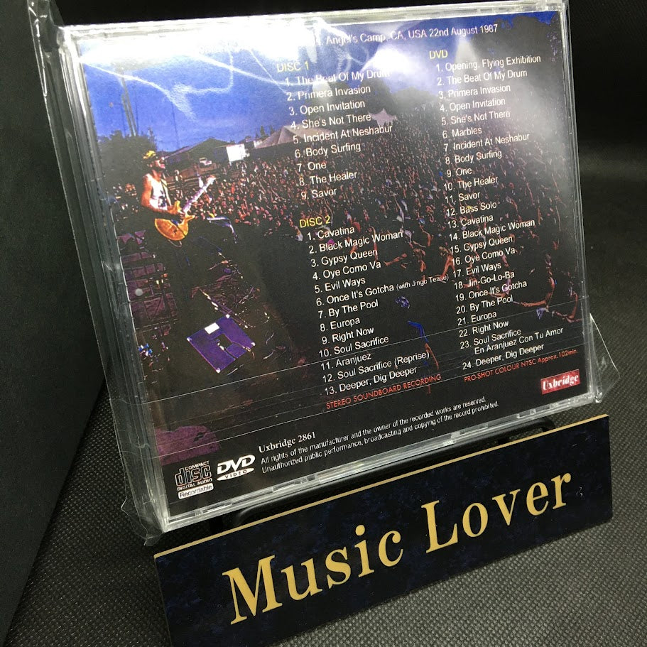 SANTANA / MOUNTAIN AIRE MUSIC FESTIVAL 1987 SOUNDBOARD (2CDR+1DVDR)