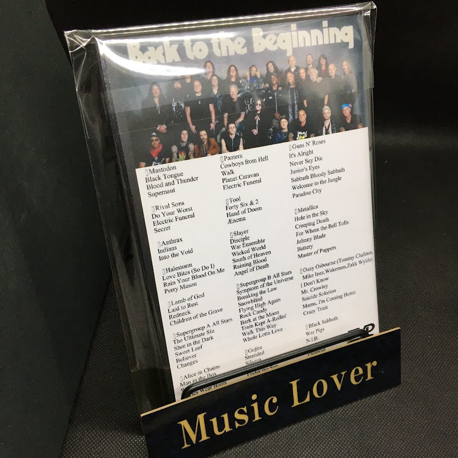Ozzy Osbourne & Black Sabbath / Back to the Beginning 2025 (1DVDR) White label disc