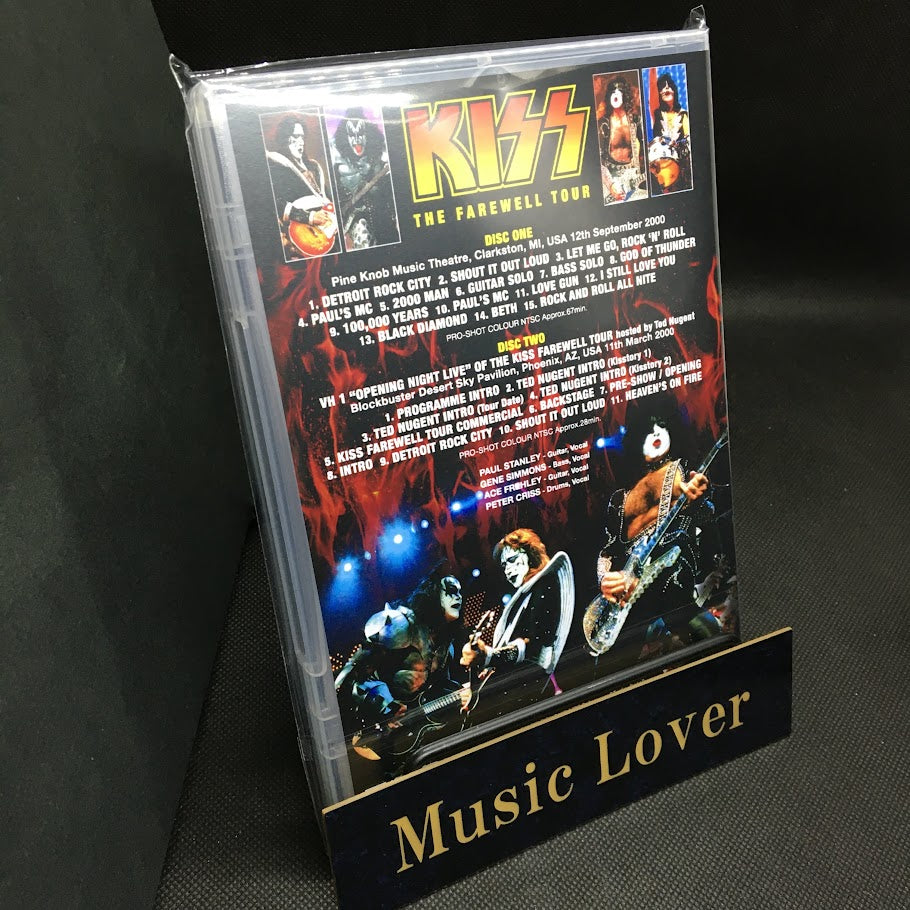 KISS / CLARKSTON 2000 PRO-SHOT (2DVDR)