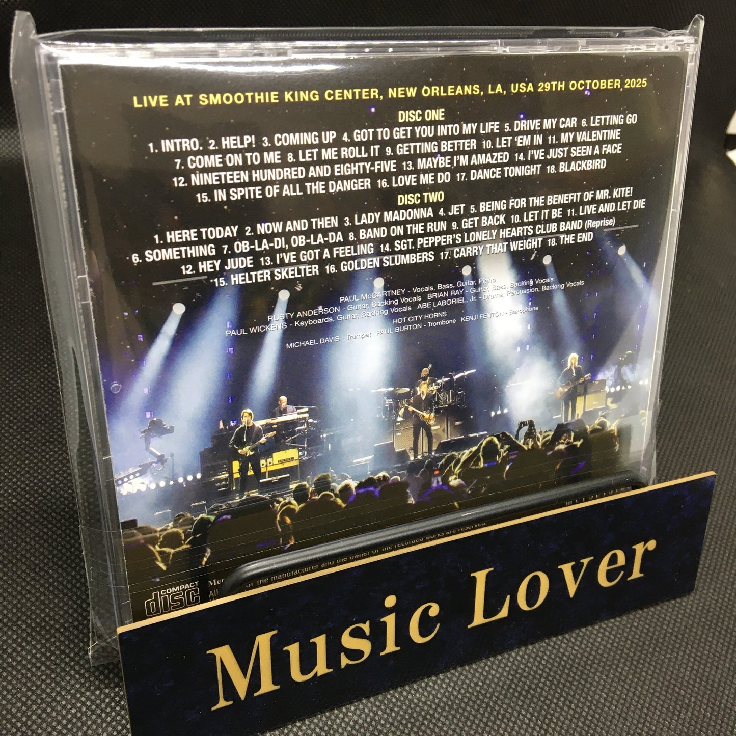 PAUL McCARTNEY / NEW ORLEANS 2025 ORIGINAL IN EAR MONITOR RECORDING IEM (2CD)