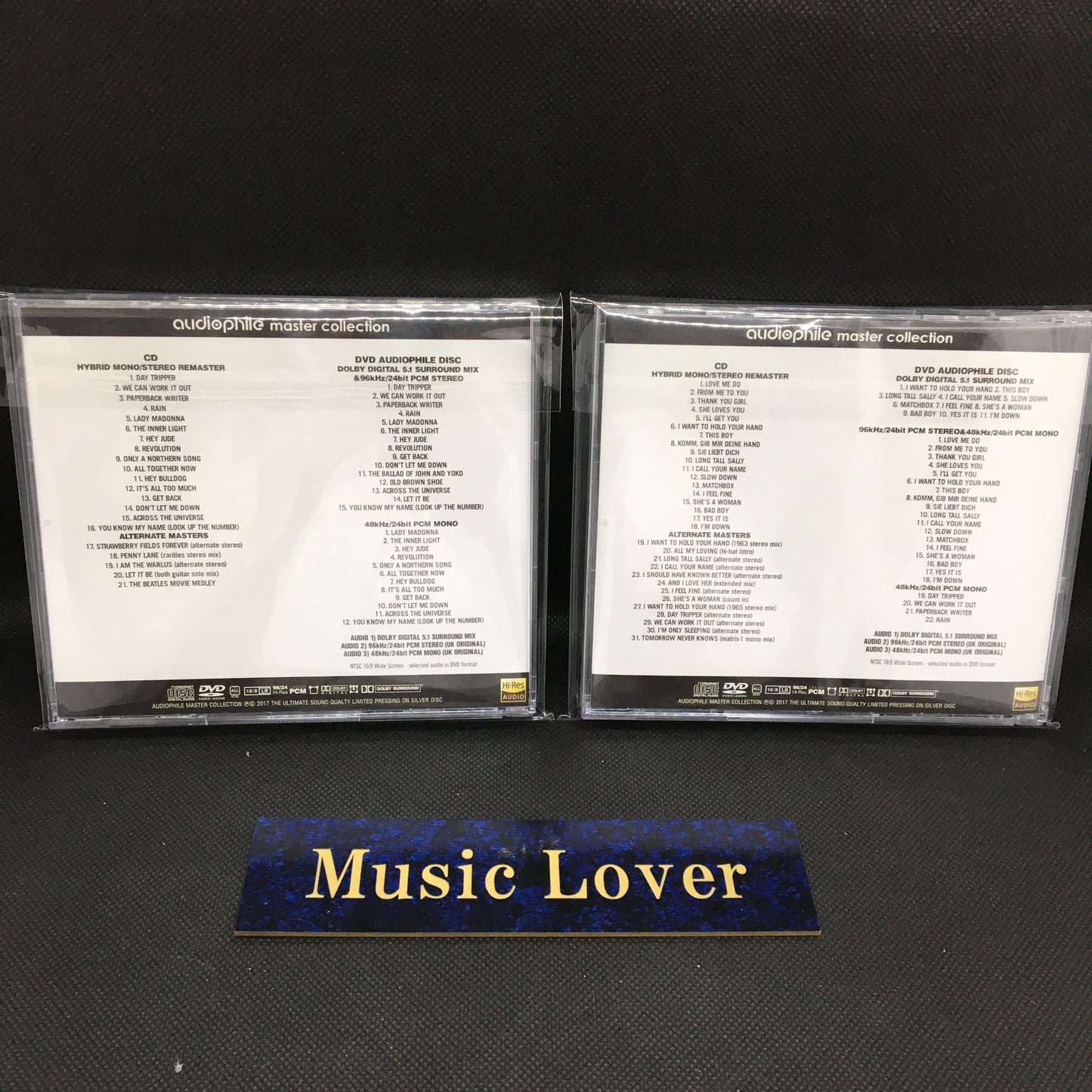 The Beatles / Audiophile Past Masters Vol 1&2 (2CD+2DVD) Hybrid Remaster Music