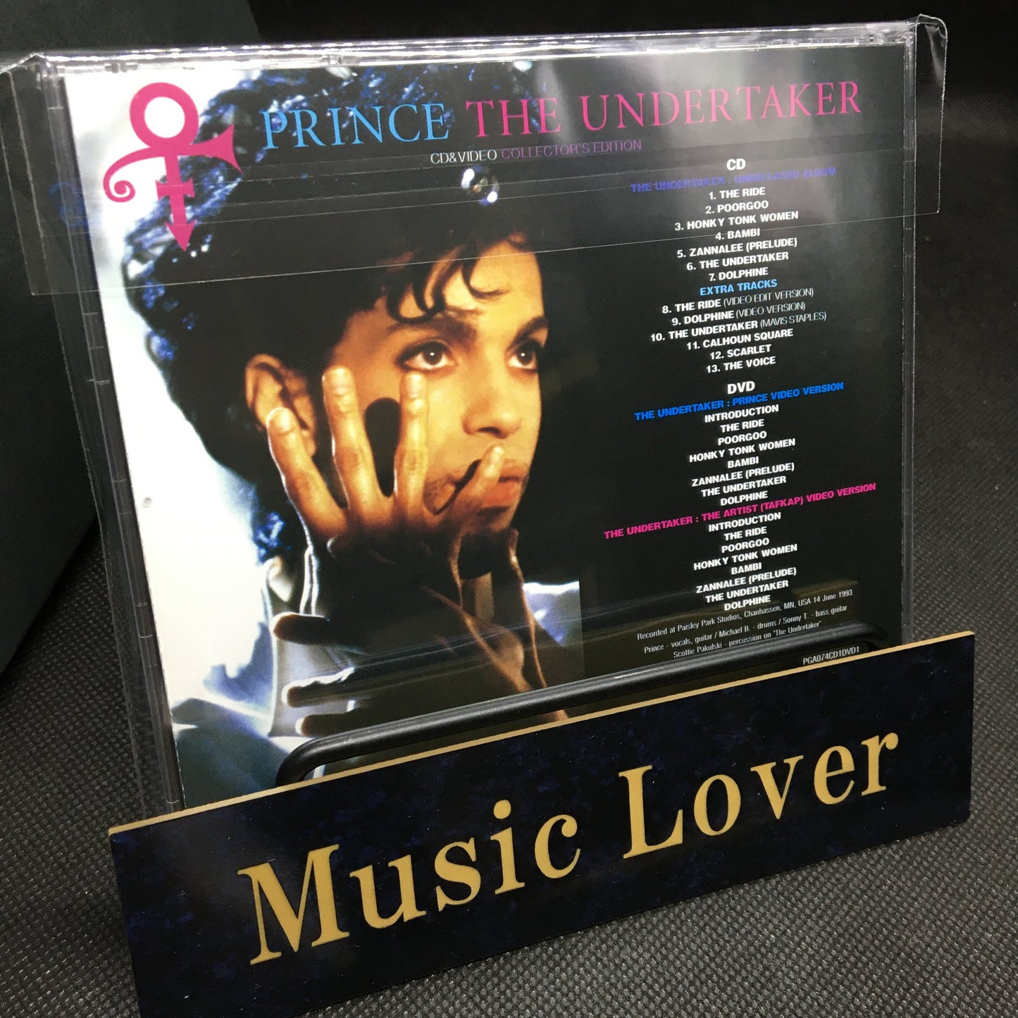 Prince The Undertaker CD & DVD Special Collector's Edition Purple Gold Archive