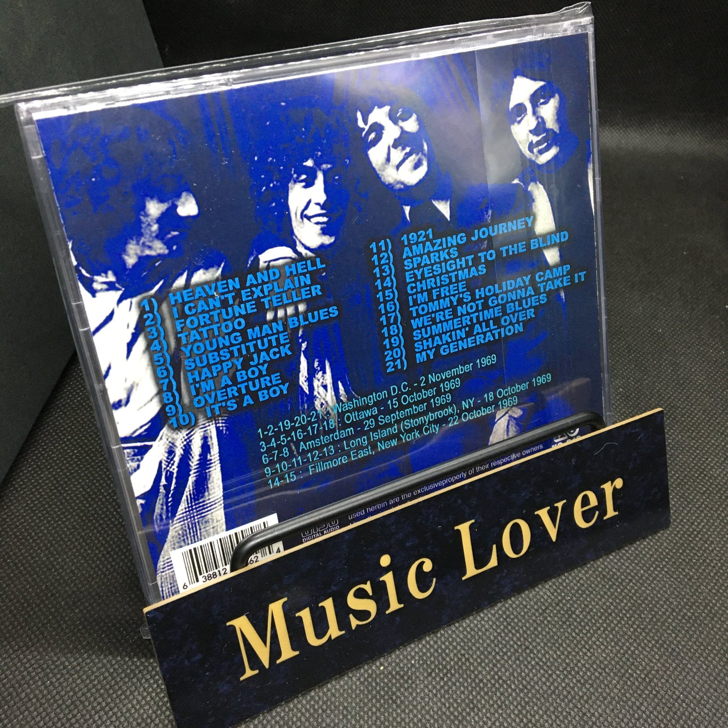 THE WHO / The Best Of The 1969 Soundboard Tapes (1CDR)