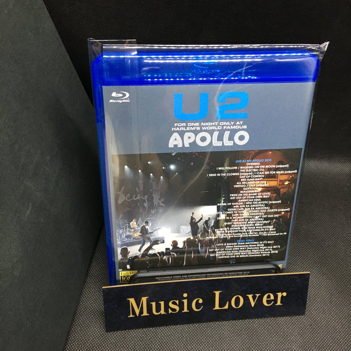 U2 / APOLLO FOR ONE NIGHT ONLY 2018 (1BDR)