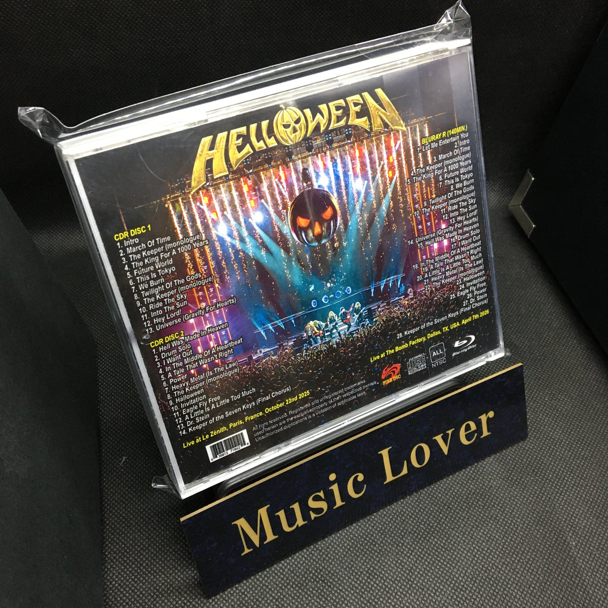 HELLOWEEN / 40 YEARS ANNIVERSARY TOUR COMPILATION 2025-2026 (2CDR+1BDR)