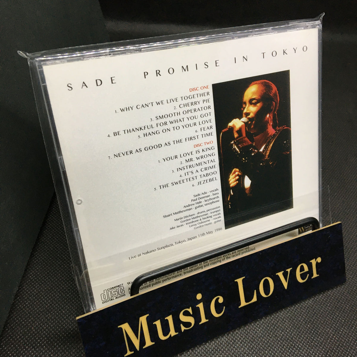 SADE / PROMISE IN TOKYO 2nd Press STEREO SOUNDBOARD (2CD)