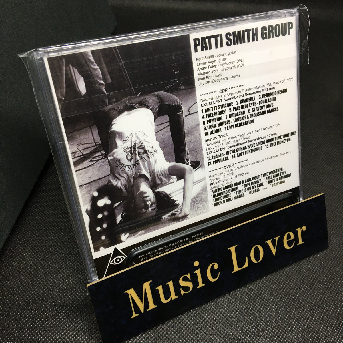 PATTI SMITH GROUP / DEFINITIVE 1976 LIVE COLLECTION (1CDR+1DVDR)