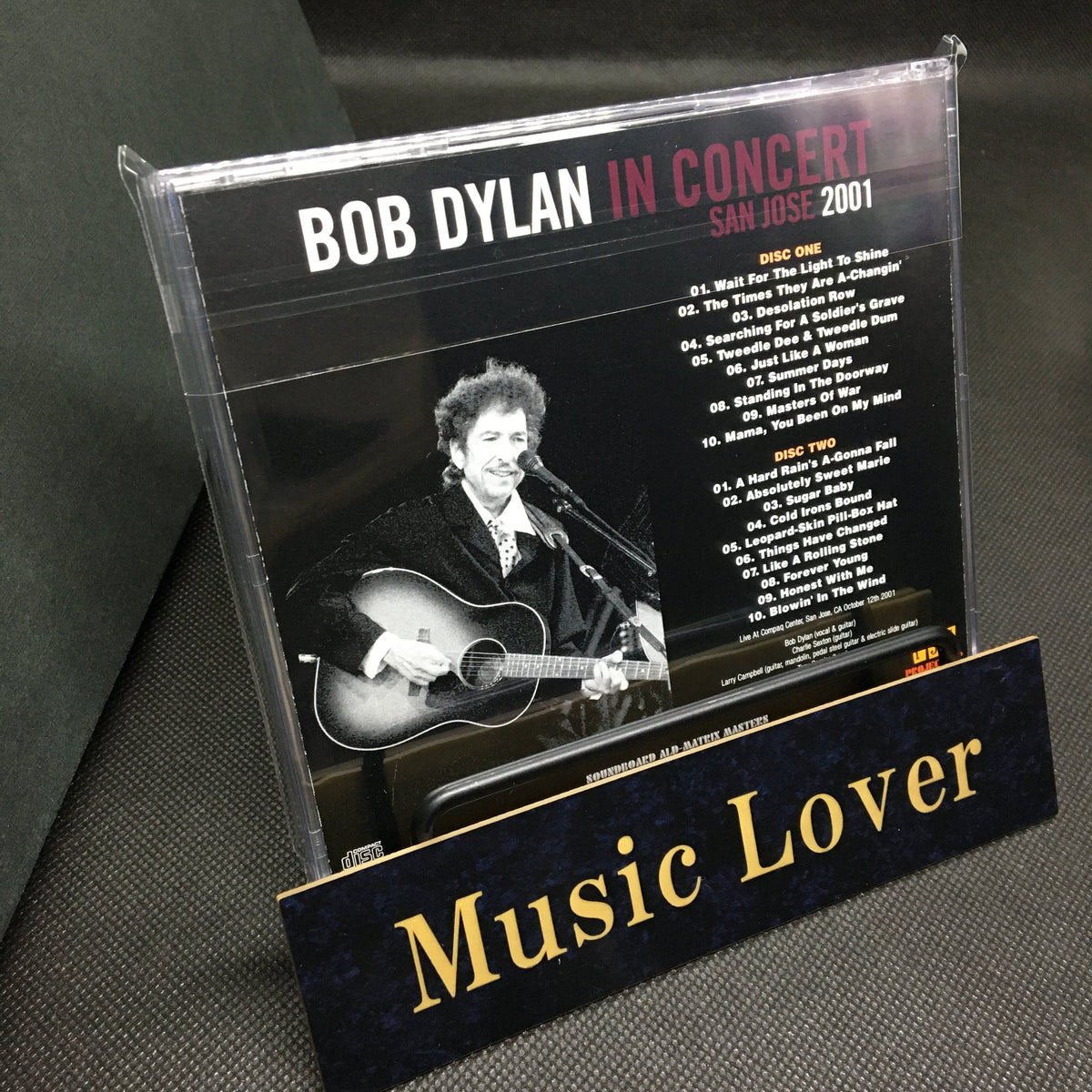 BOB DYLAN / IN CONCERT SAN JOSE 2001 Soundboard (2CDR)