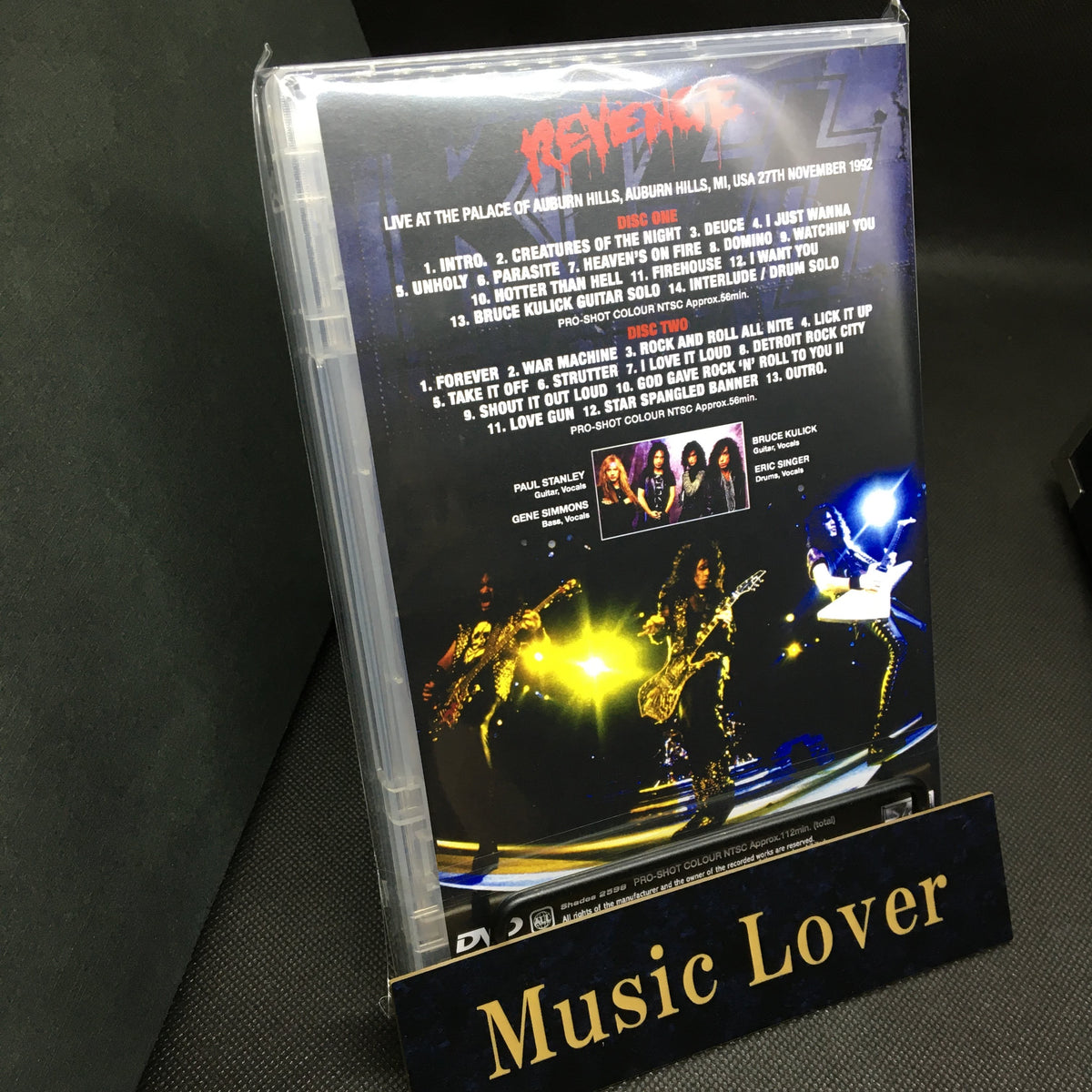 KISS / DETROIT 1992 COMPLETE PRO-SHOT (2DVDR)