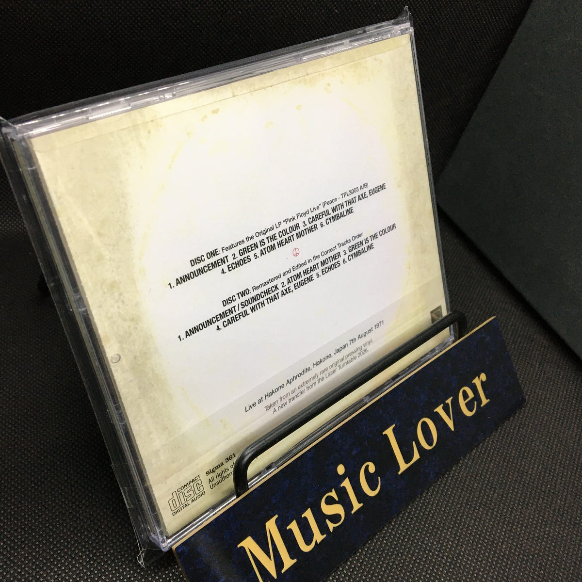 PINK FLOYD / LIVE: PEACE RECORD (2CD)