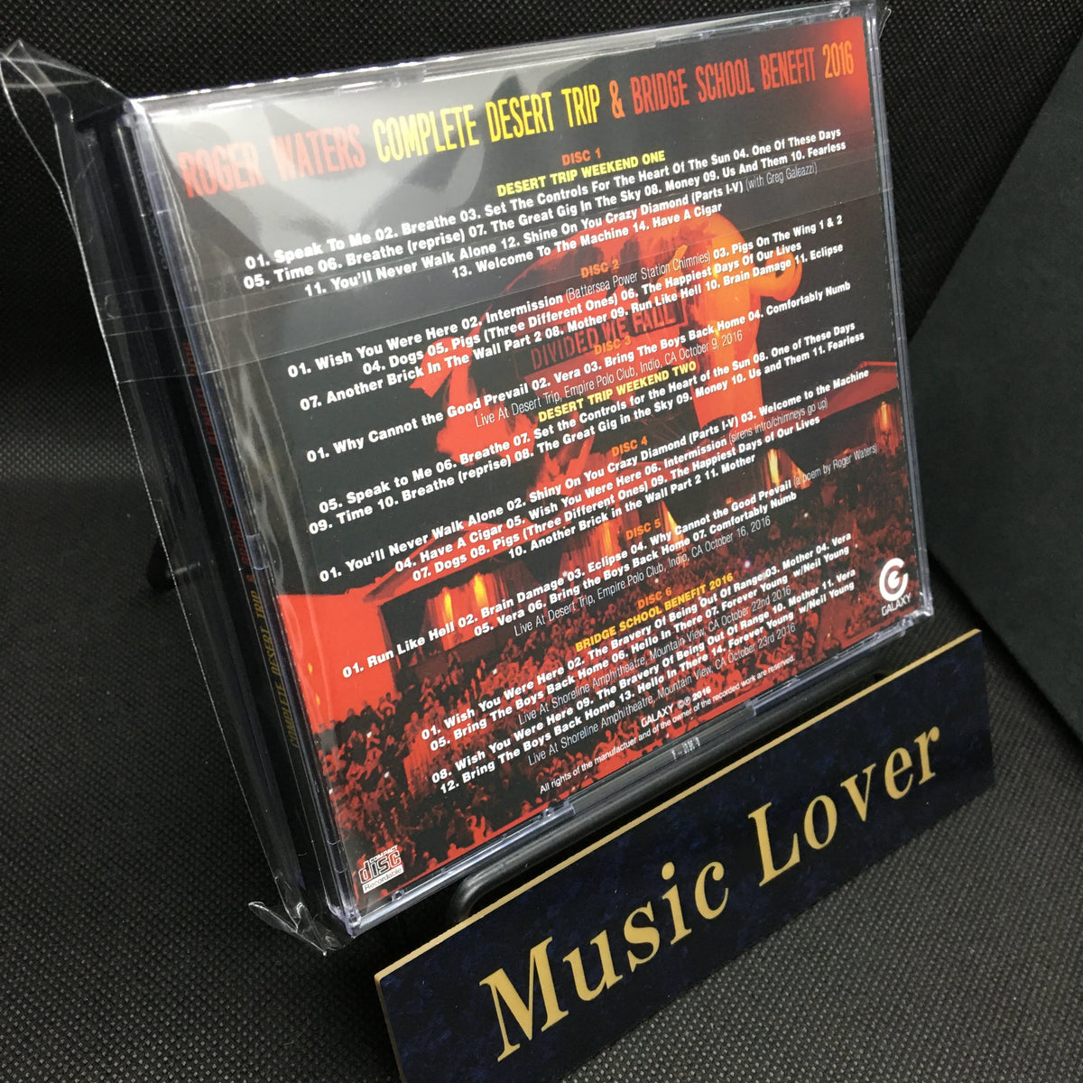 ROGER WATERS / COMPLETE DESERT TRIP & BRIDGE SCHOOL BENEFIT 2016 (6CDR)