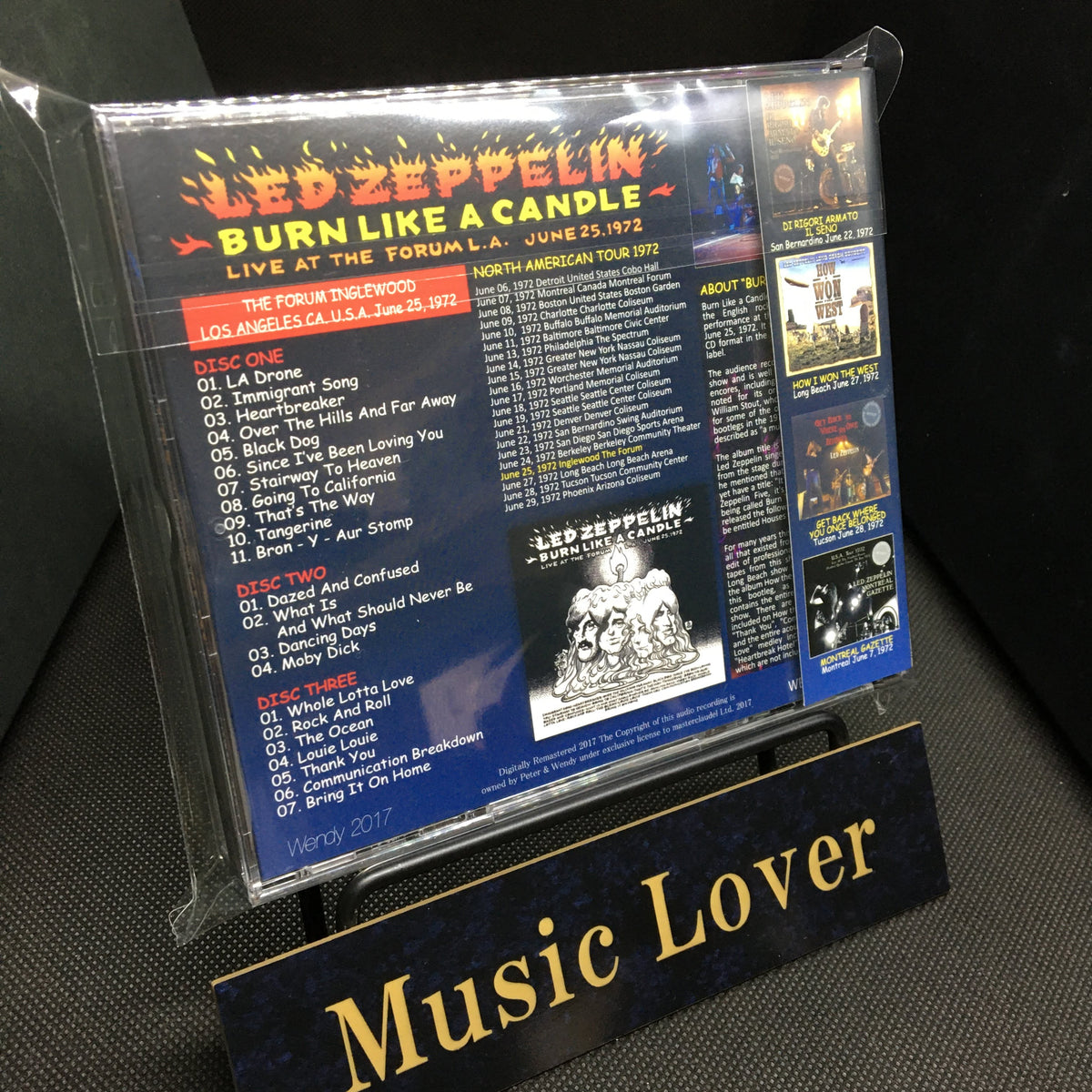 LED ZEPPELIN / BURN LIKE A CANDLE 【3CD】