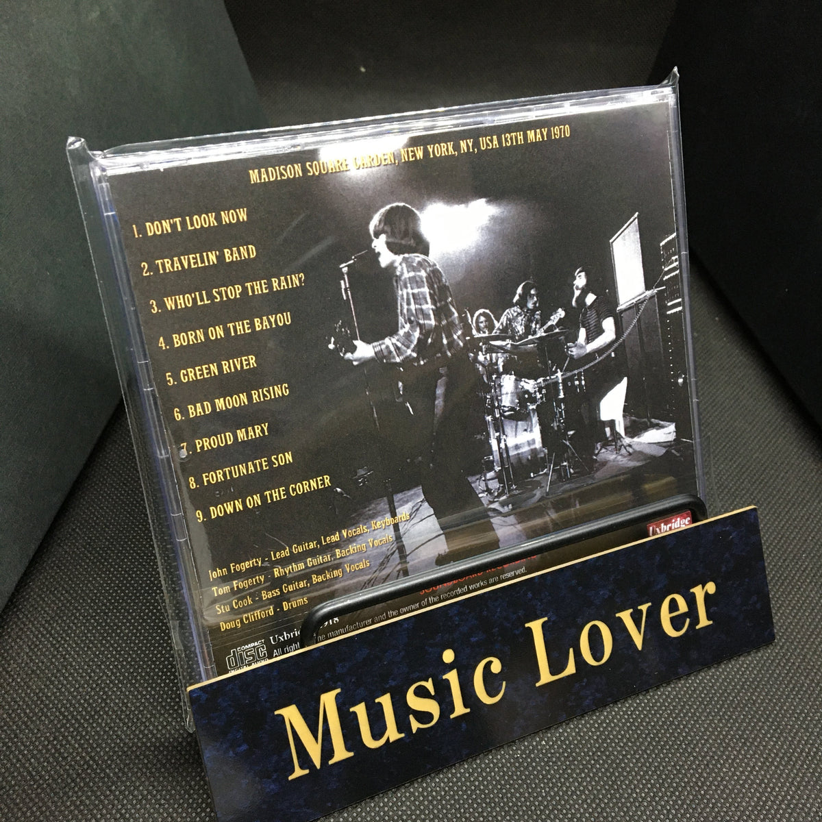 CCR(CREEDENCE CREAWATER REVISITED) / MADISON SQUARE GARDEN 1970 RADIO BROADCAST SOUNDBOARD (1CDR)