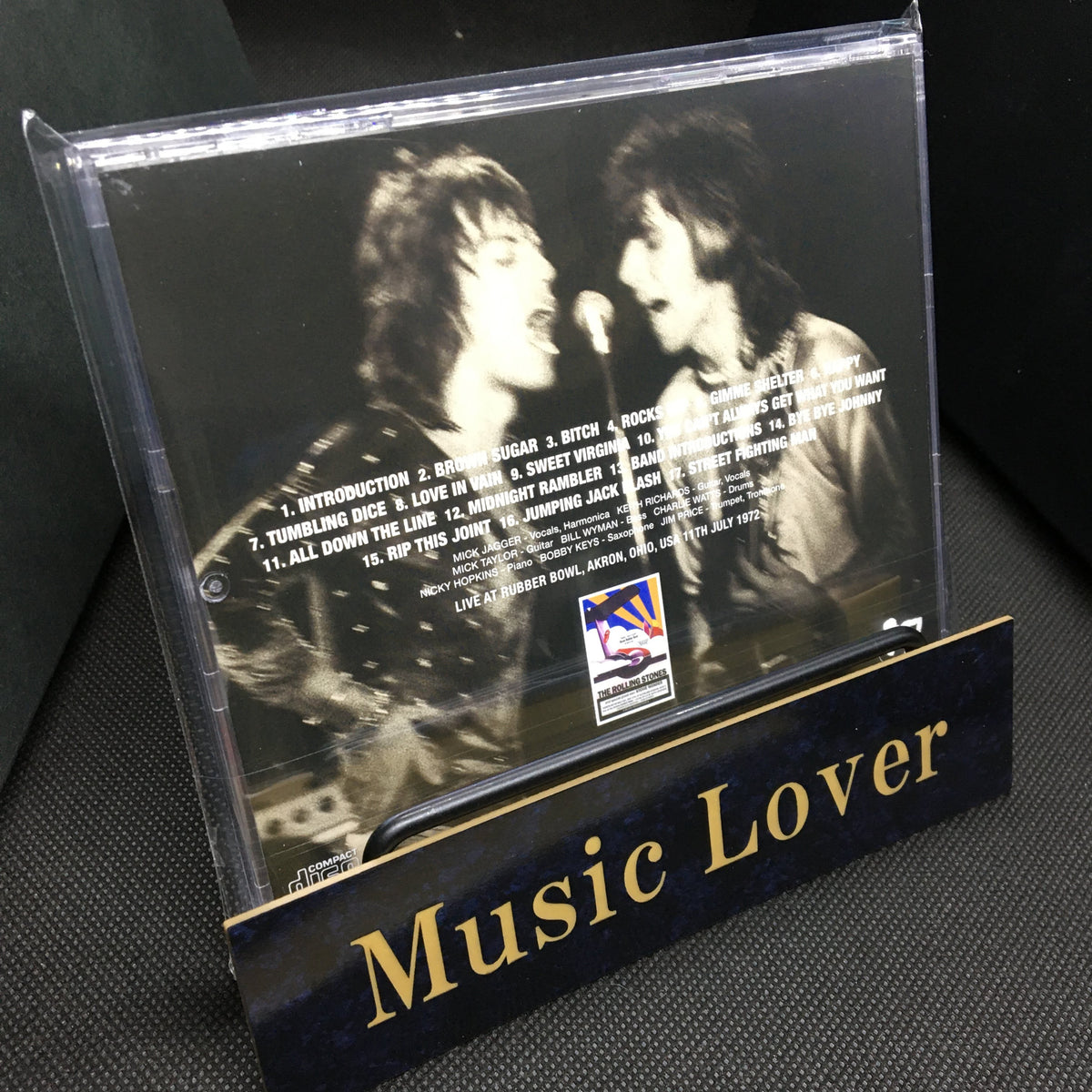 THE ROLLING STONES / RUBBER BOWL 1972 with new artworks (1CD)
