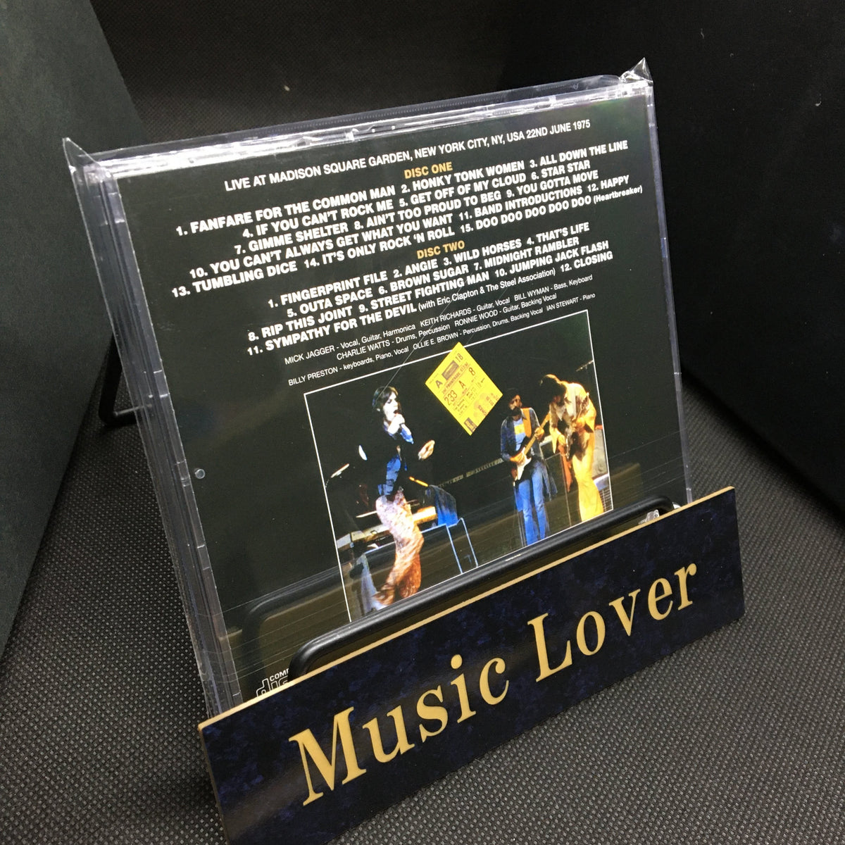 THE ROLLING STONES / MADISON SQUARE GARDEN 1975 1ST NIGHT JOE MALONEY MASTER with New Artworks (2CD)