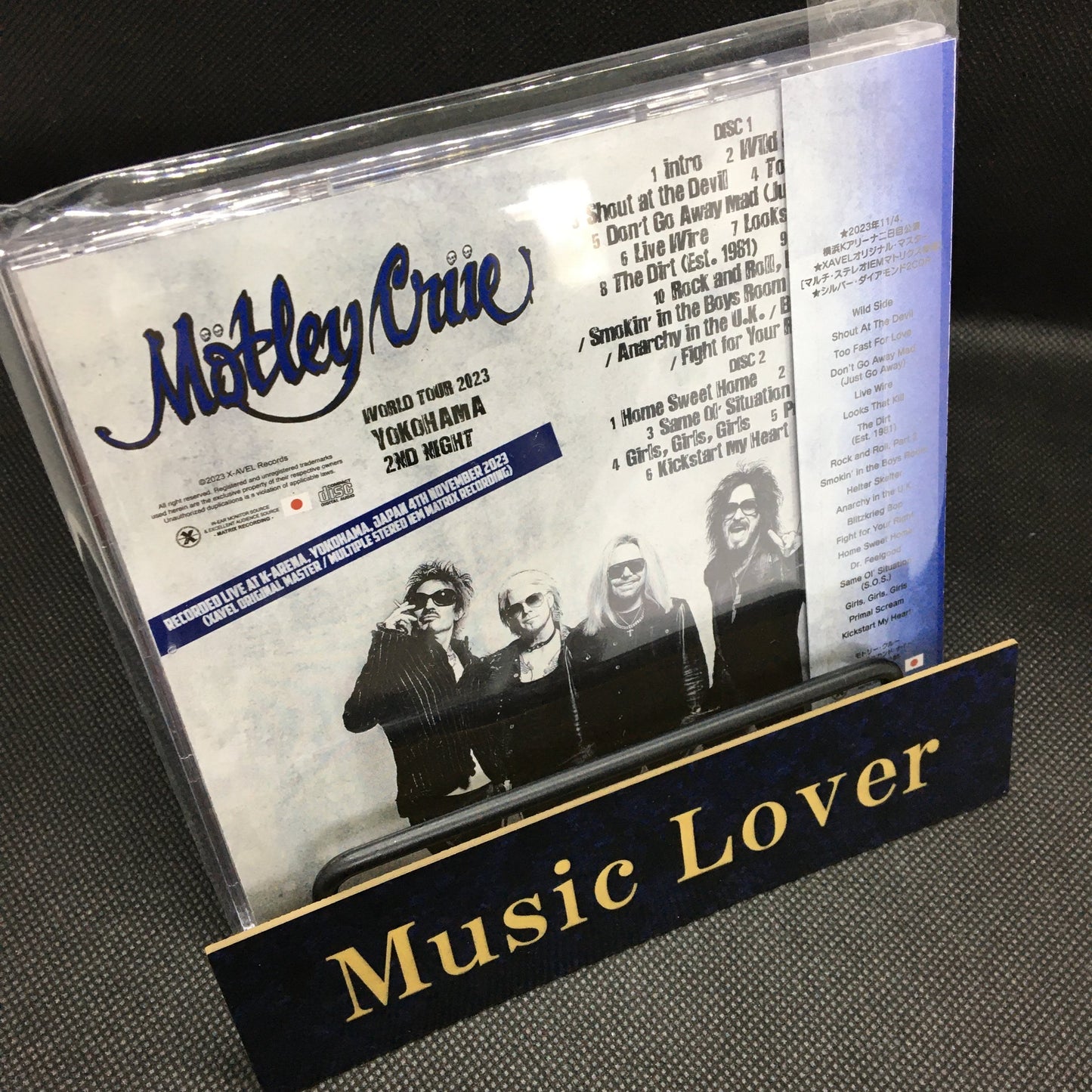 MOTLEY CRUE / 2023 World Tour Yokohama 2nd Night (2CDR+1BDR)