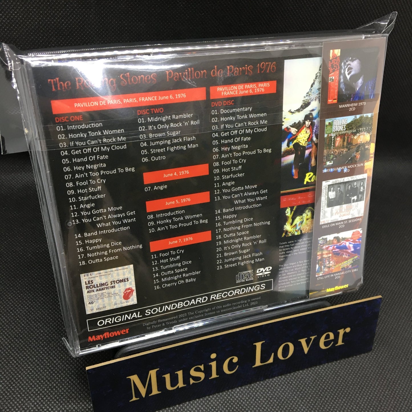 THE ROLLING STONES / PAVILLON DE PARIS 1976 (2CD+1DVD)