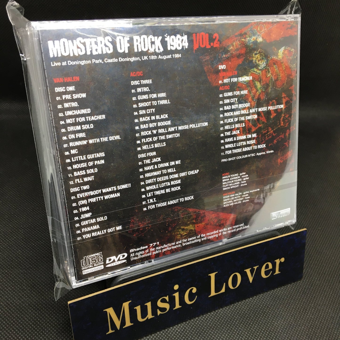 V.A. (AC/DC, VAN HALEN) / MONSTERS OF ROCK 1984 VOL.2 (4CDR+1DVDR)