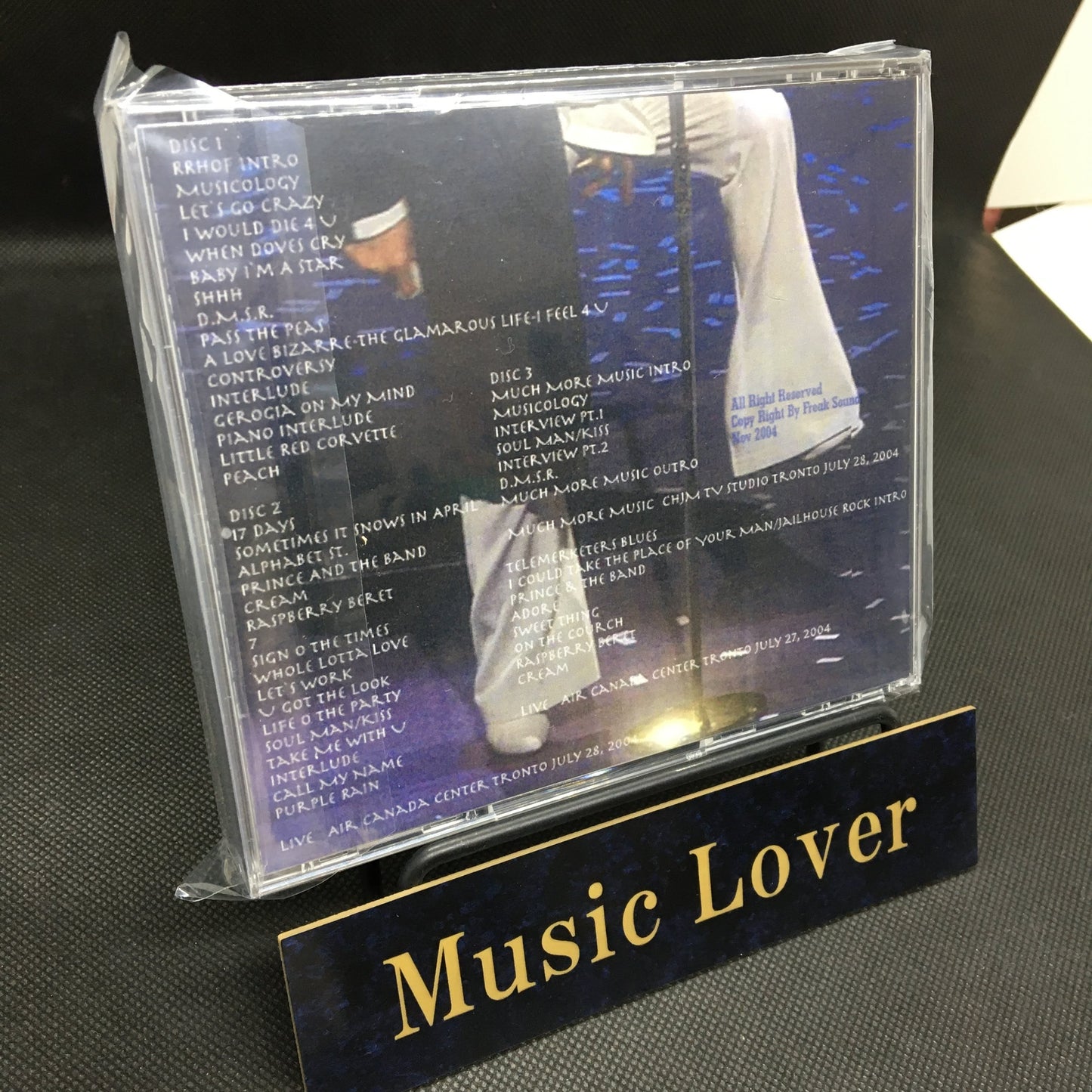 PRINCE / 7-17-04 Hartford + 7-27&28-04 Toronto Special Set (2CDR+3CDR)