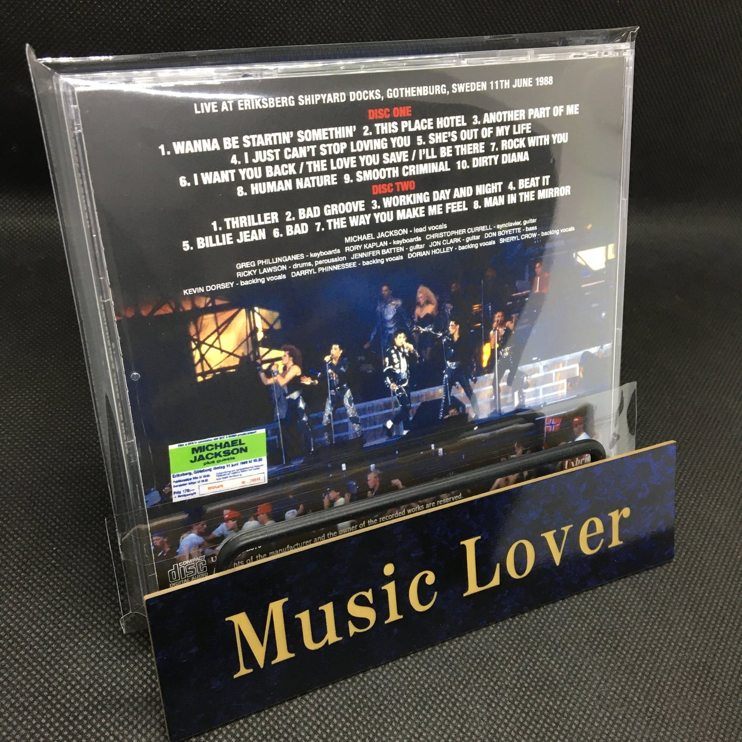 MICHAEL JACKSON / GOTHENBURG 1988 1ST NIGHT (2CDR)