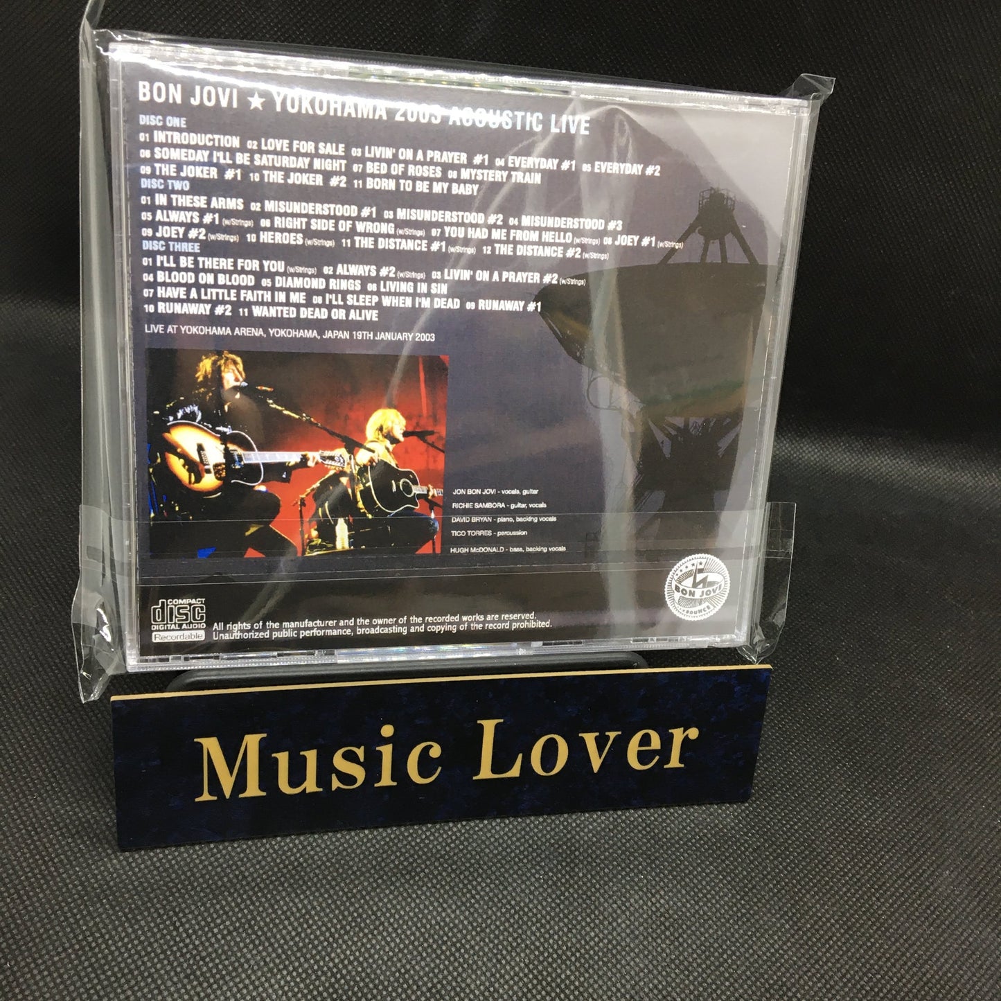 BON JOVI / YOKOHAMA 2003 ACOUSTIC LIVE (3CDR)