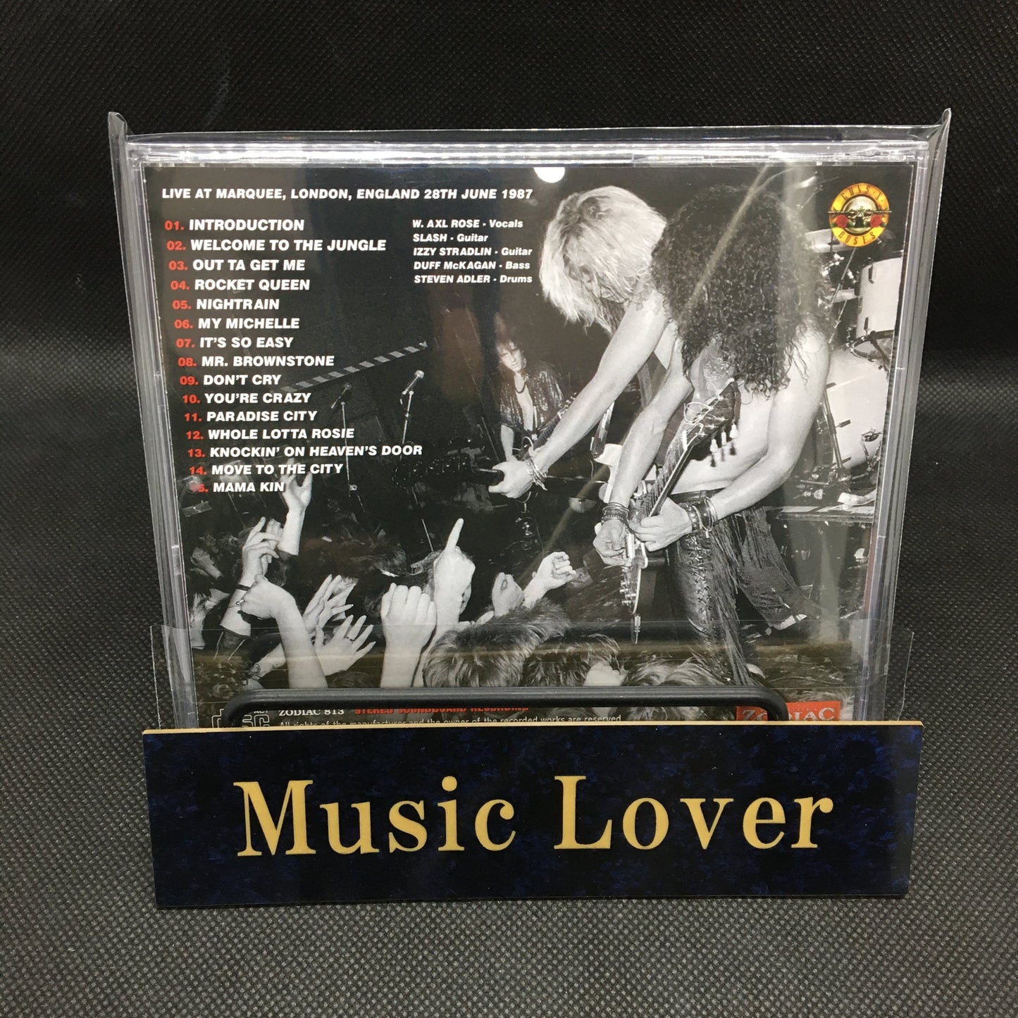 GUNS N' ROSES / MARQUEE 1987 FINAL NIGHT SOUNDBOARD (1CD)