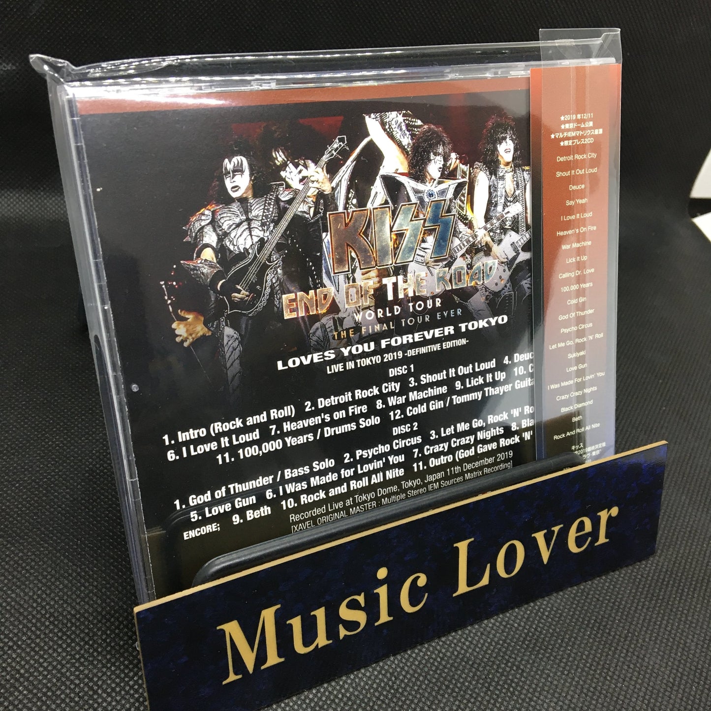 KISS / LOVES YOU FOREVER Live in Tokyo 2019 Definitive Edition Limited Set (2CD+1BDR+1DVDR)
