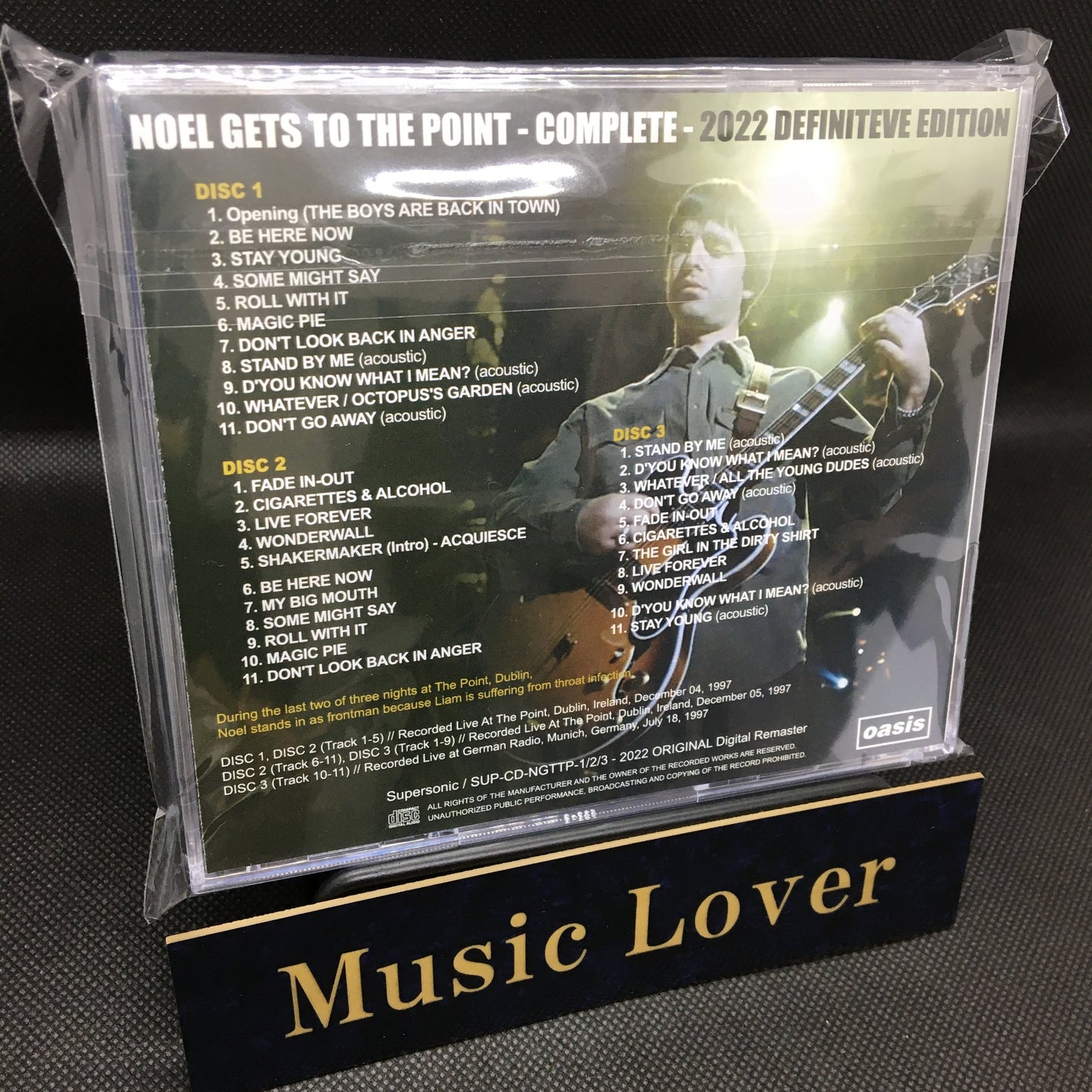 OASIS / NOEL GETS TO THE POINT COMPLETE 2022 DEFINITEVE EDITION (3CD)