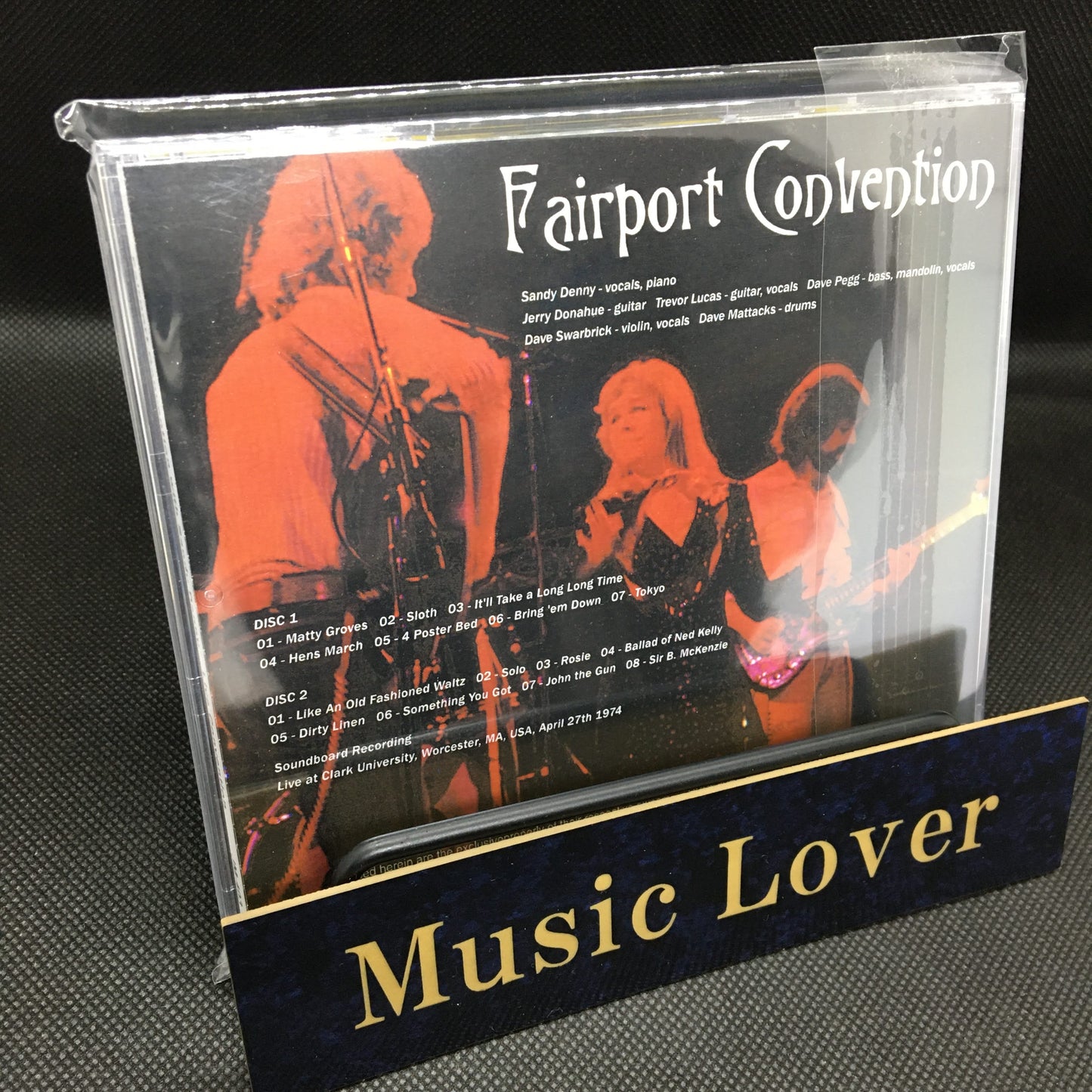Fairport Convention with Sandy Denny / Live Convention SOUNDBOARD (2CDR)