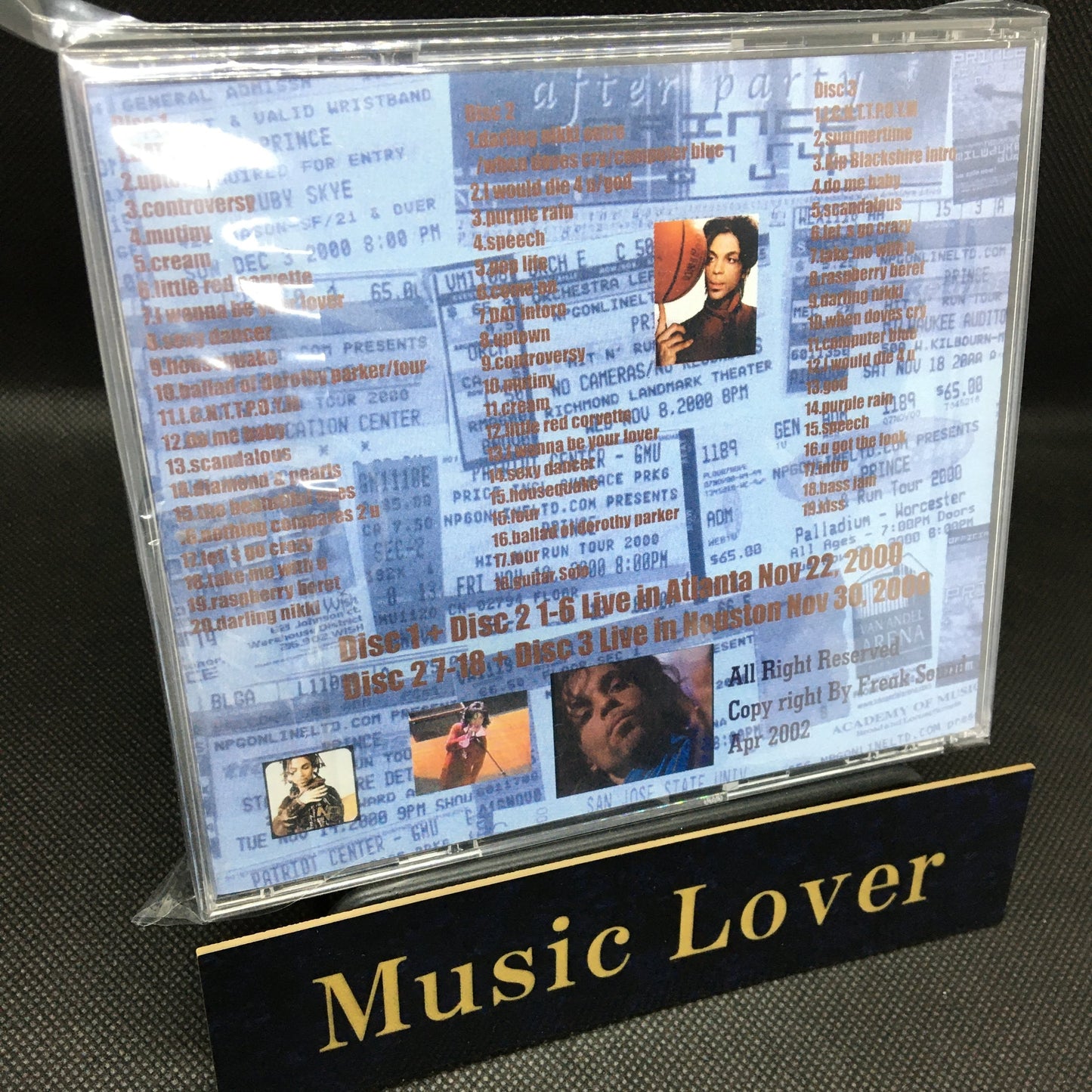 Prince / Atlanta 11-22-00 + Houston 11-30-00 (3CDR)