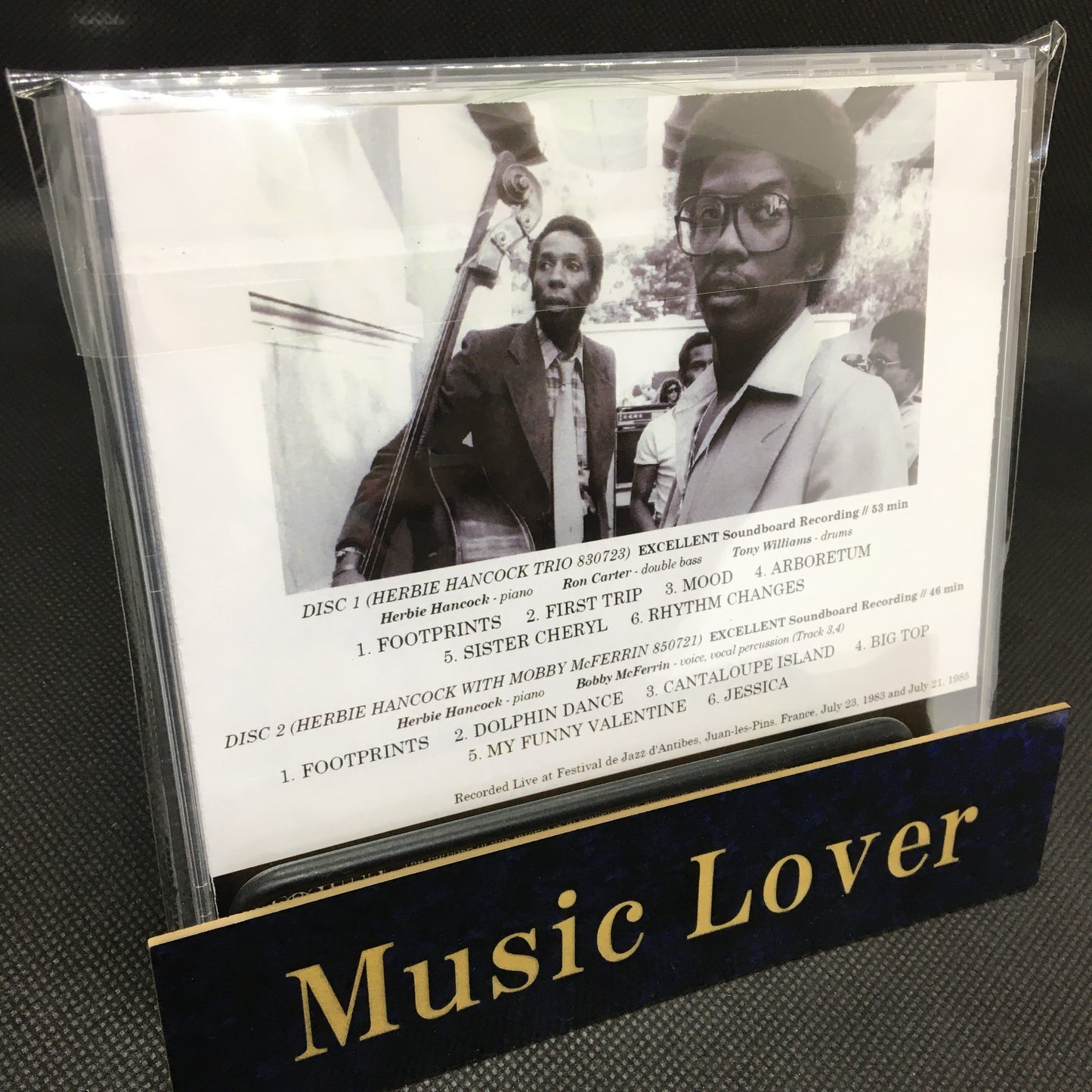 HERBIE HANCOCK / JAZZ FESTIVAL IN JUAN-LES-PINS / TRIO 830723 AND WITH BOBBY McFERRIN 850721 (2CDR)