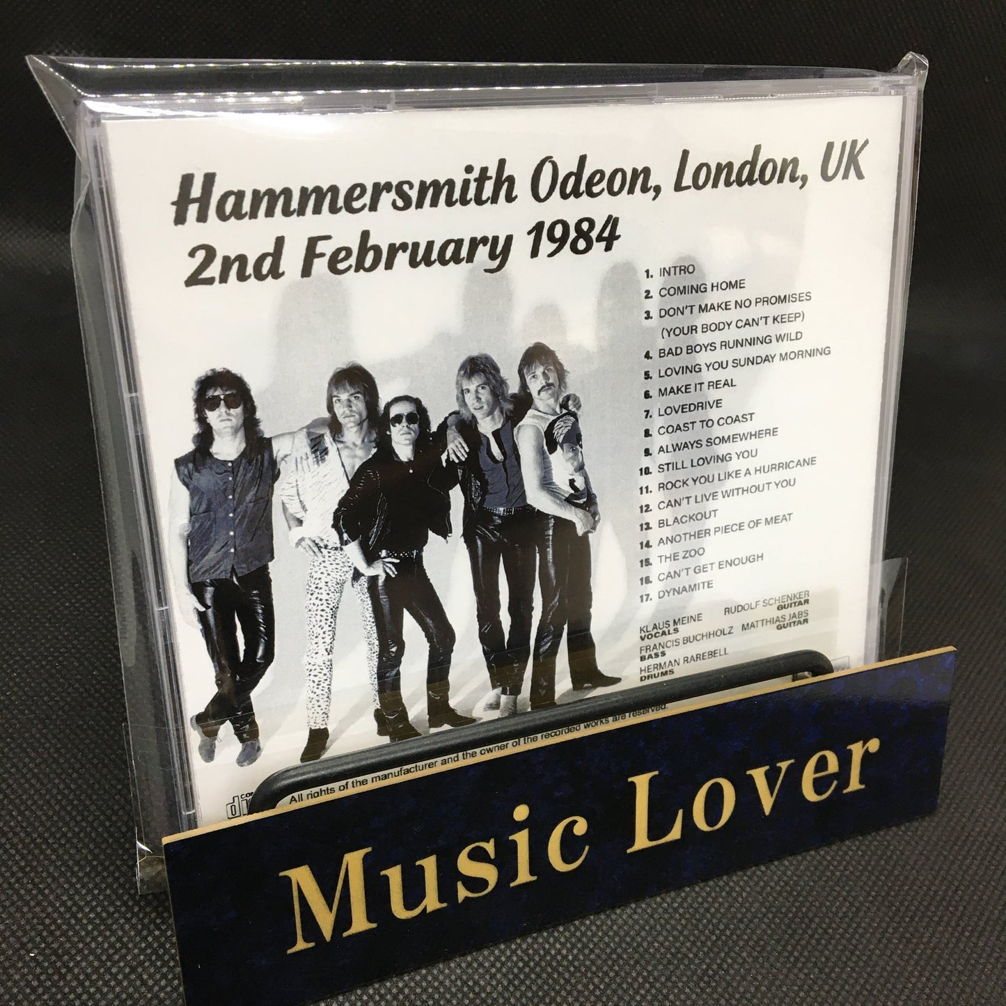 SCORPIONS / HAMMERSMITH ODEON 1984 2ND NIGHT (1CDR)