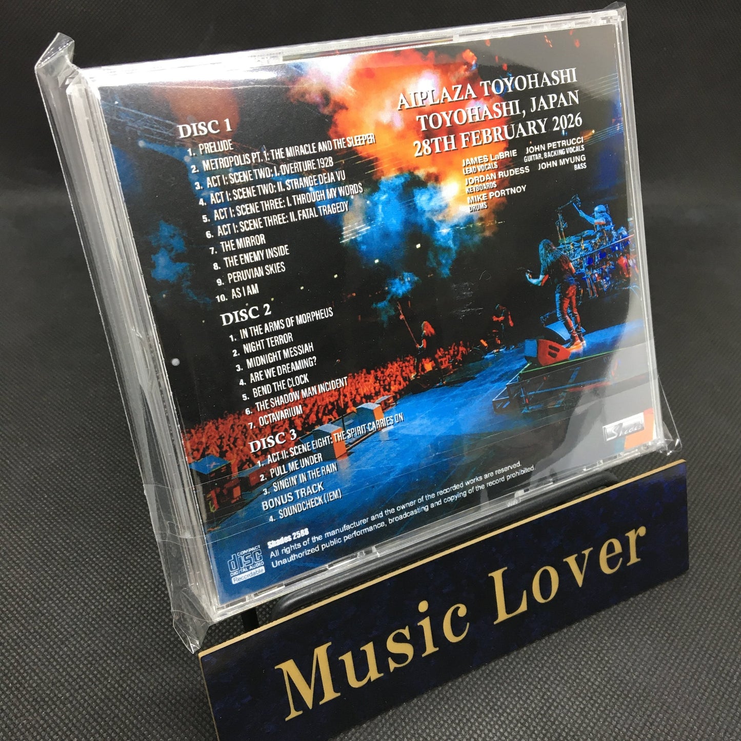 DREAM THEATER / TOKYO 2026 2ND NIGHT (3CDR)
