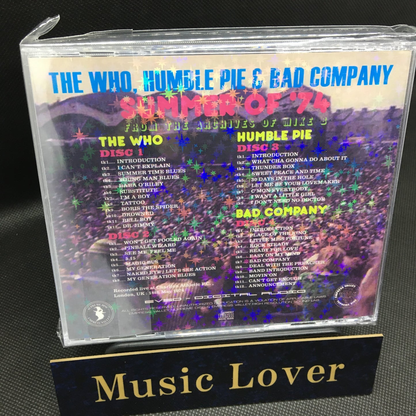 THE WHO HUMBLE PIE & BAD COMPANY / SUMMER OF '74 (4CD)