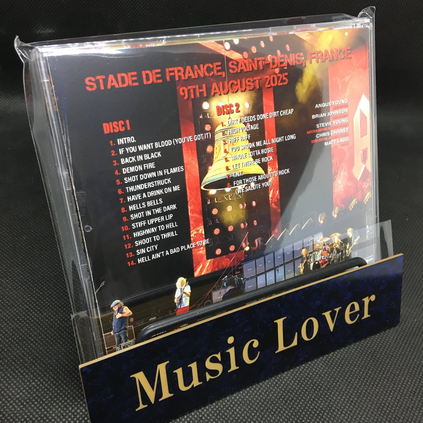 AC/DC / PARIS 2025 1ST NIGHT ORIGINAL IEM RECORDING (2CDR)