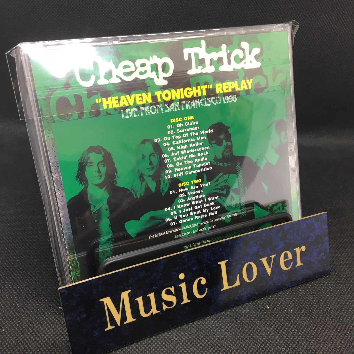 CHEAP TRICK / LIVE FROM SAN FRANCISCO 1998 "HEAVEN TONIGHT" REPLAY Soundboard (2CDR)
