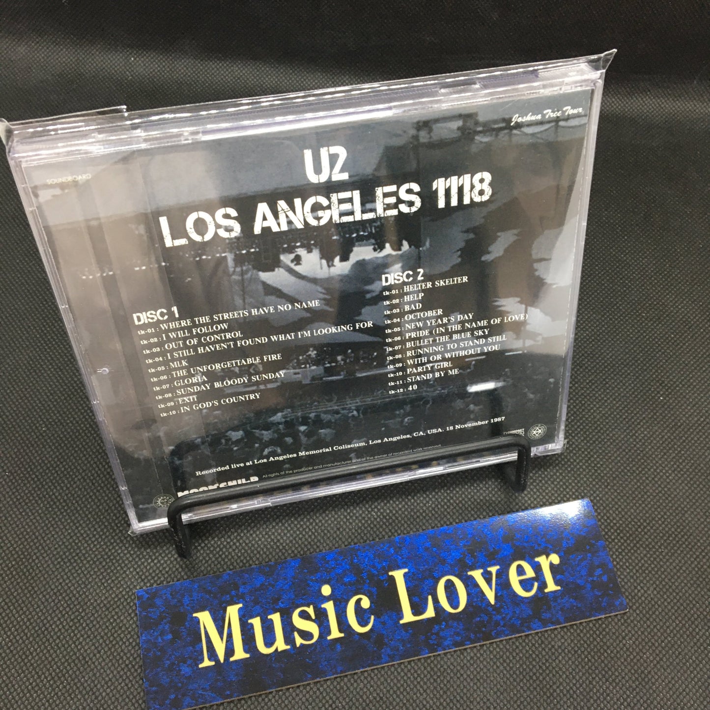 U2 / Los Angeles 1118 Joshua Tree Tour 1987 (2CD)