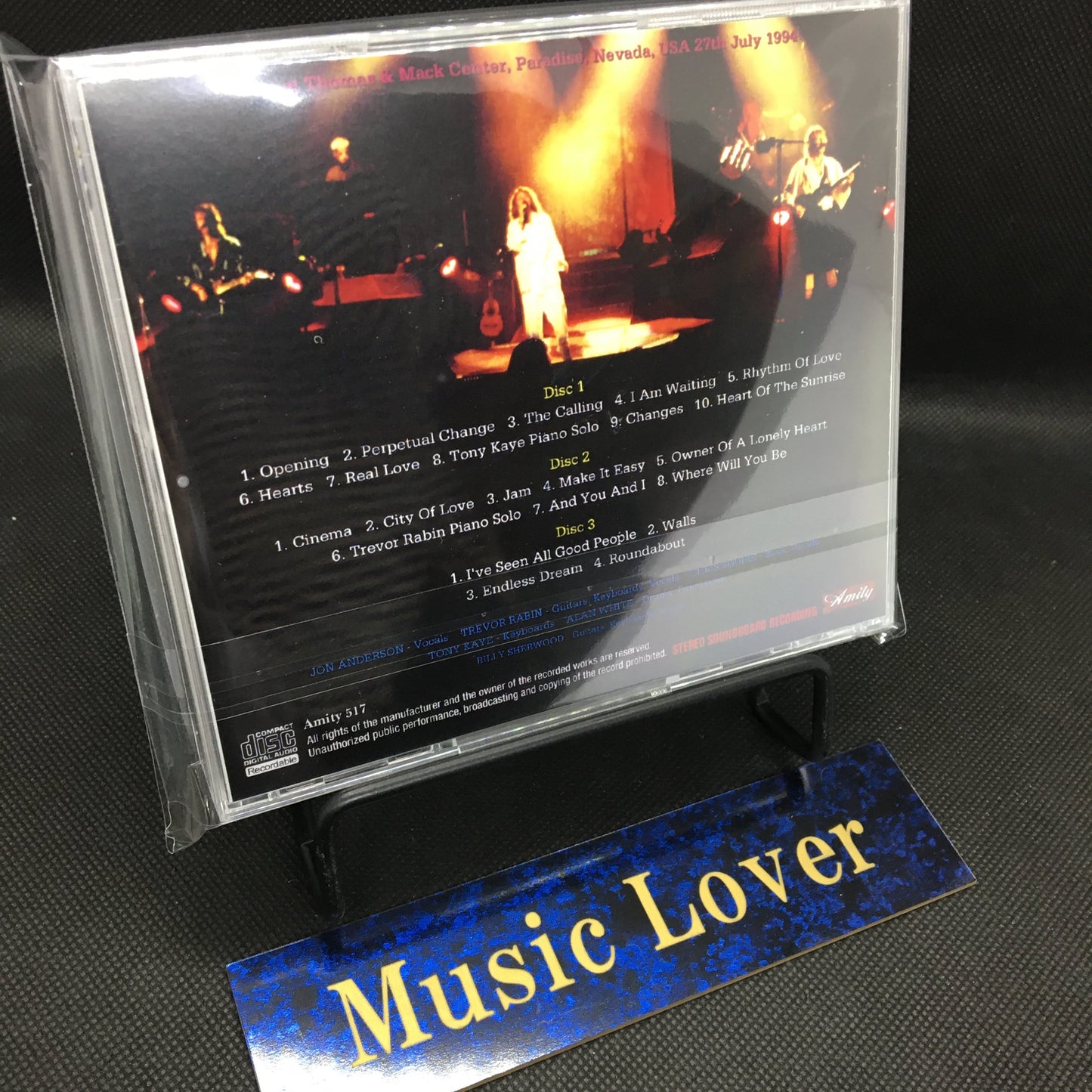 YES / PARADISE 1994 STEREO SOUNDBOARD (3CDR)
