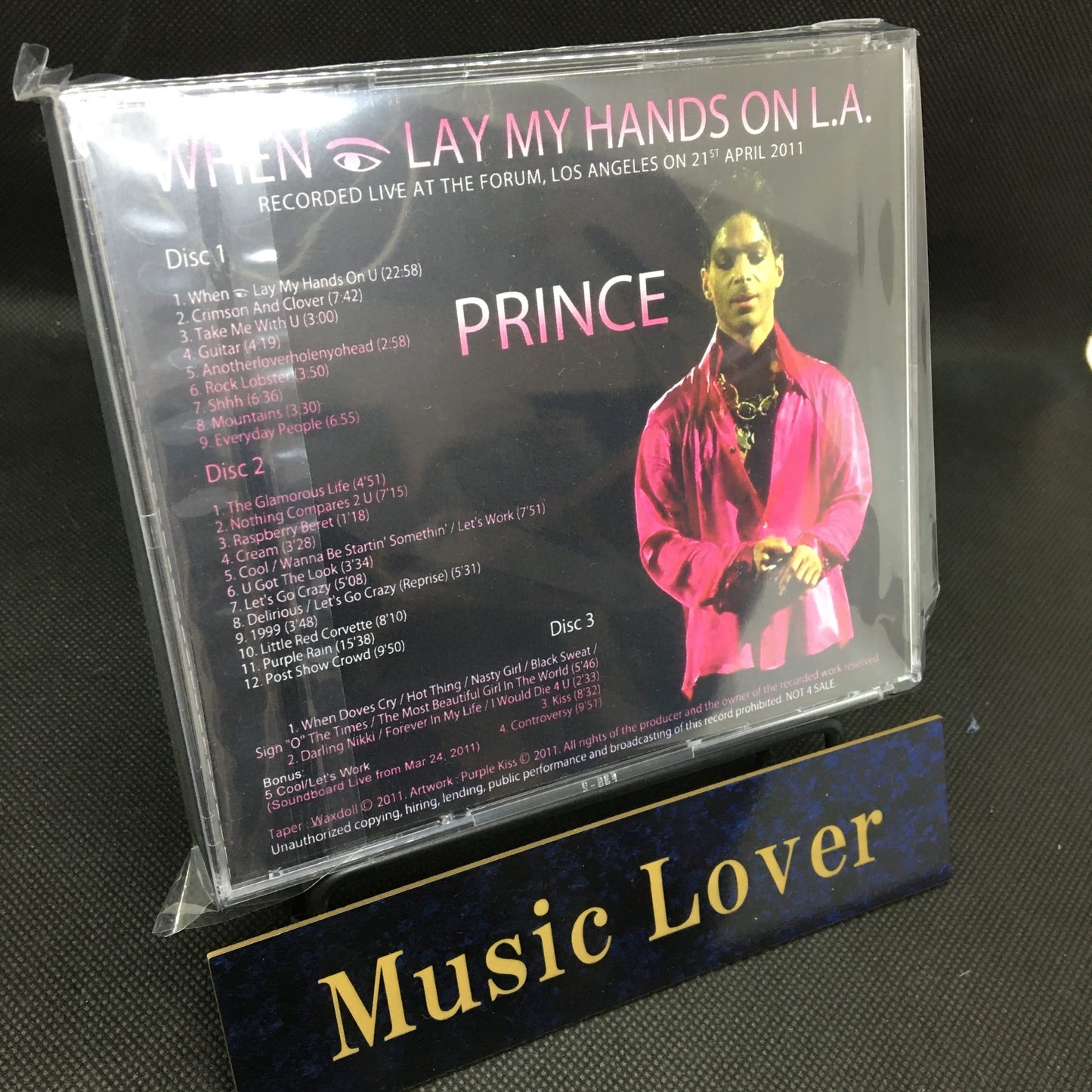 PRINCE / When Eye Lay My Hands On L.A. Special Edition (3CDR+2DVDR)