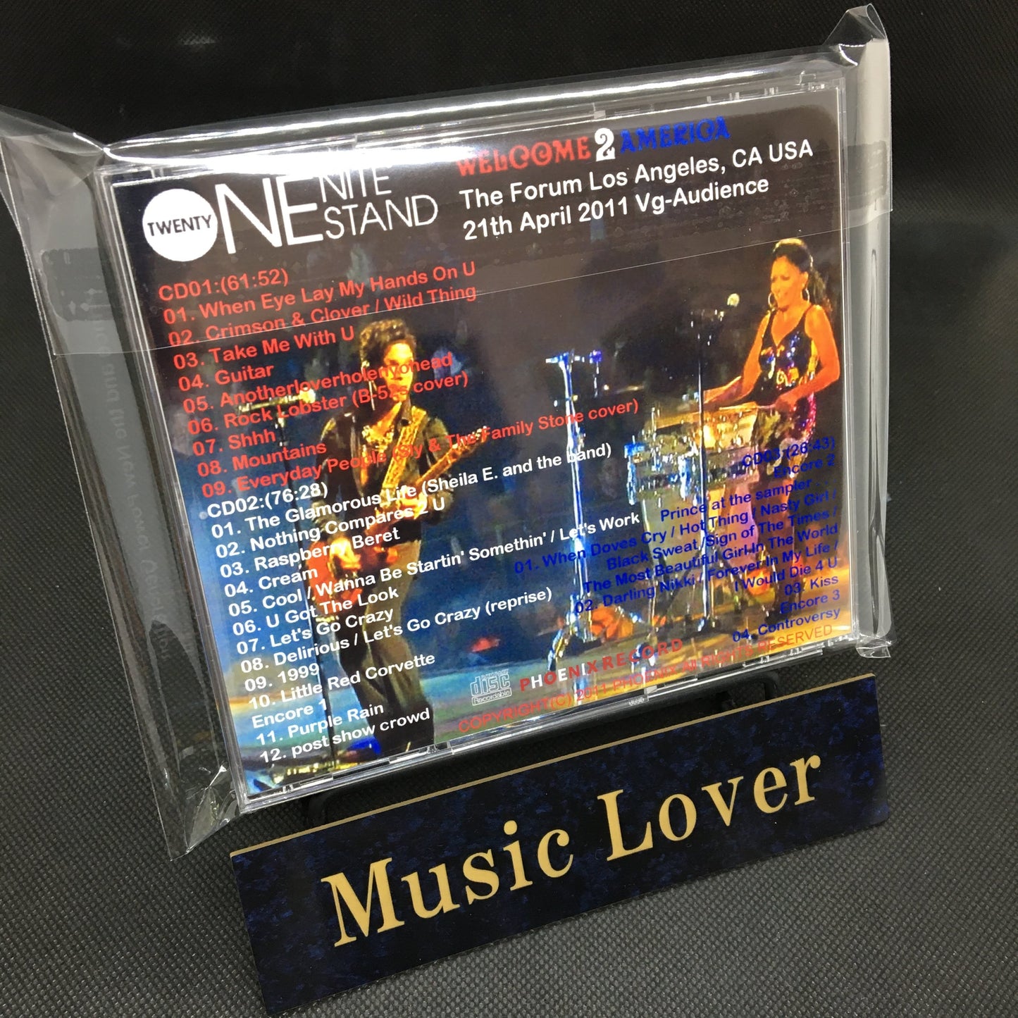 Prince / Welcome 2 America Twenty One Night Stand 2011.04.21 (3CDR)
