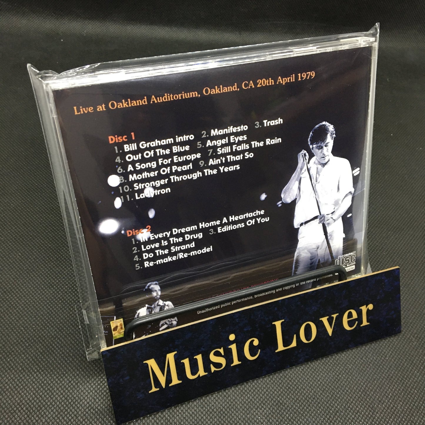 ROXY MUSIC / OAKLAND 1979 PRE-FM MASTER STEREO SOUNDBOARD (2CDR)