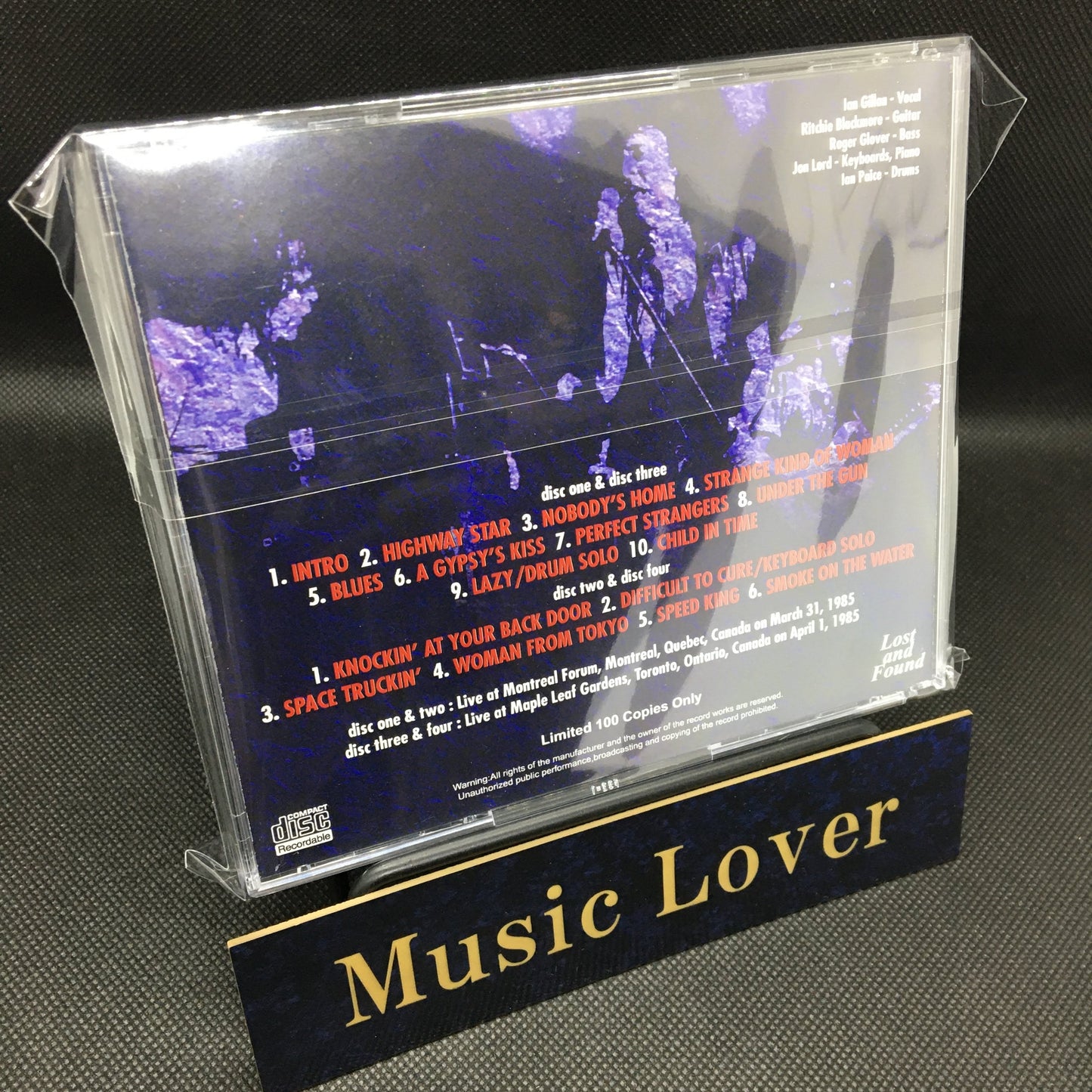 DEEP PURPLE / CANADIAN STRANGERS (4CDR)