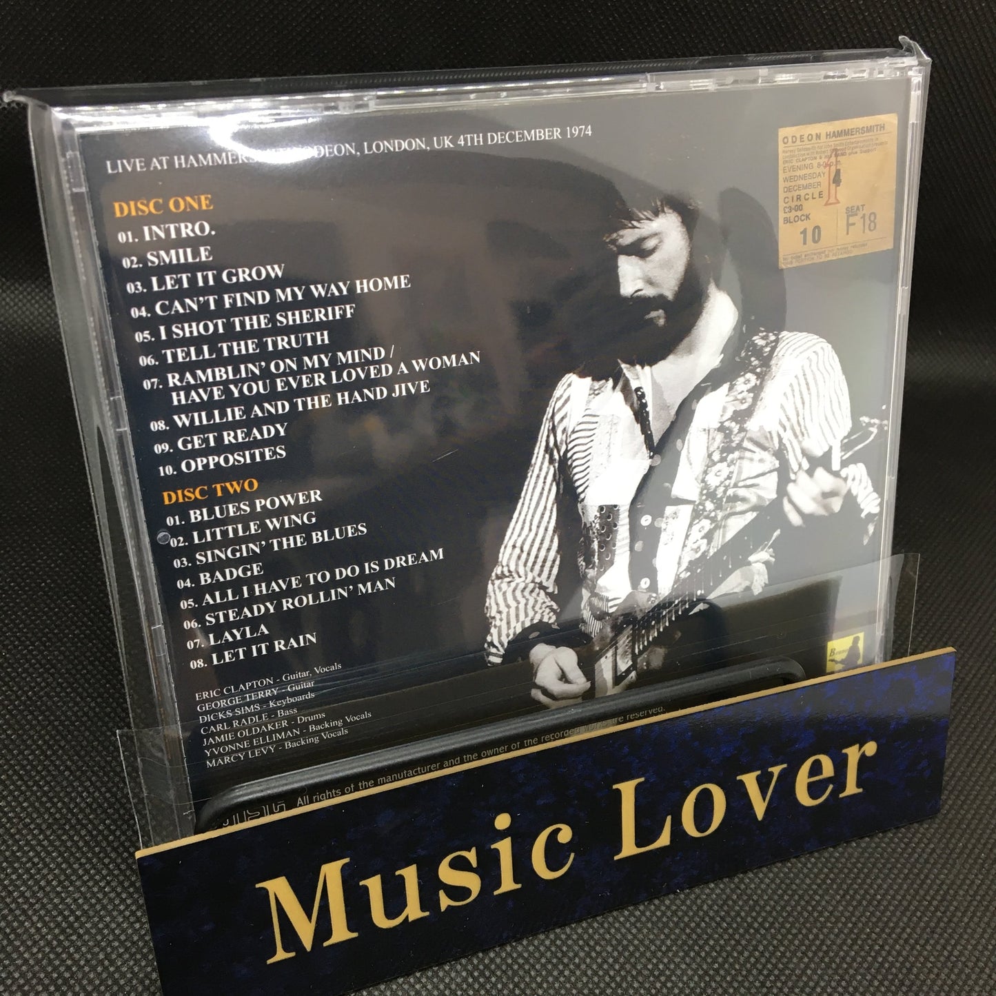 ERIC CLAPTON / HAMMERSMITH ODEON 1974 1ST NIGHT MULTITRACK MASTER (2CD)