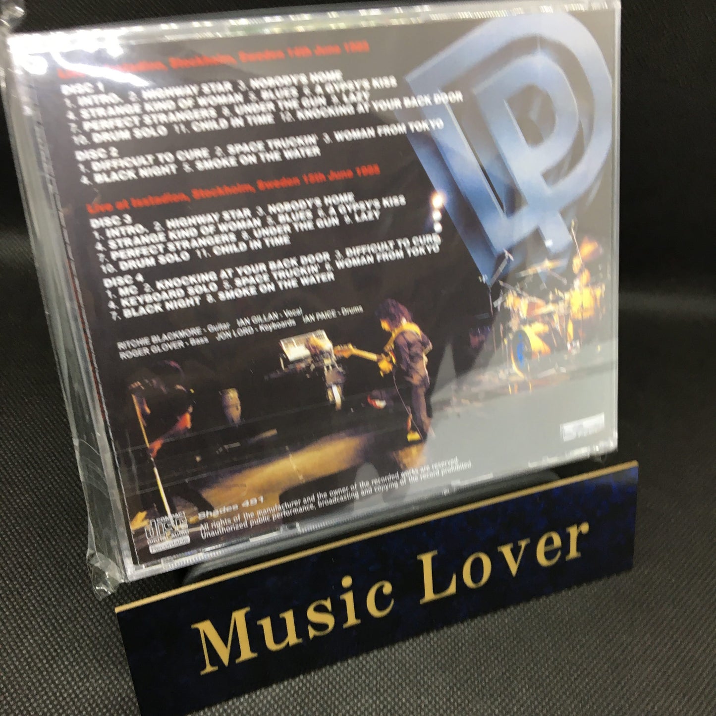 DEEP PURPLE / SWEDISH STRANGERS STOCKHOLM 1985 (4CDR)