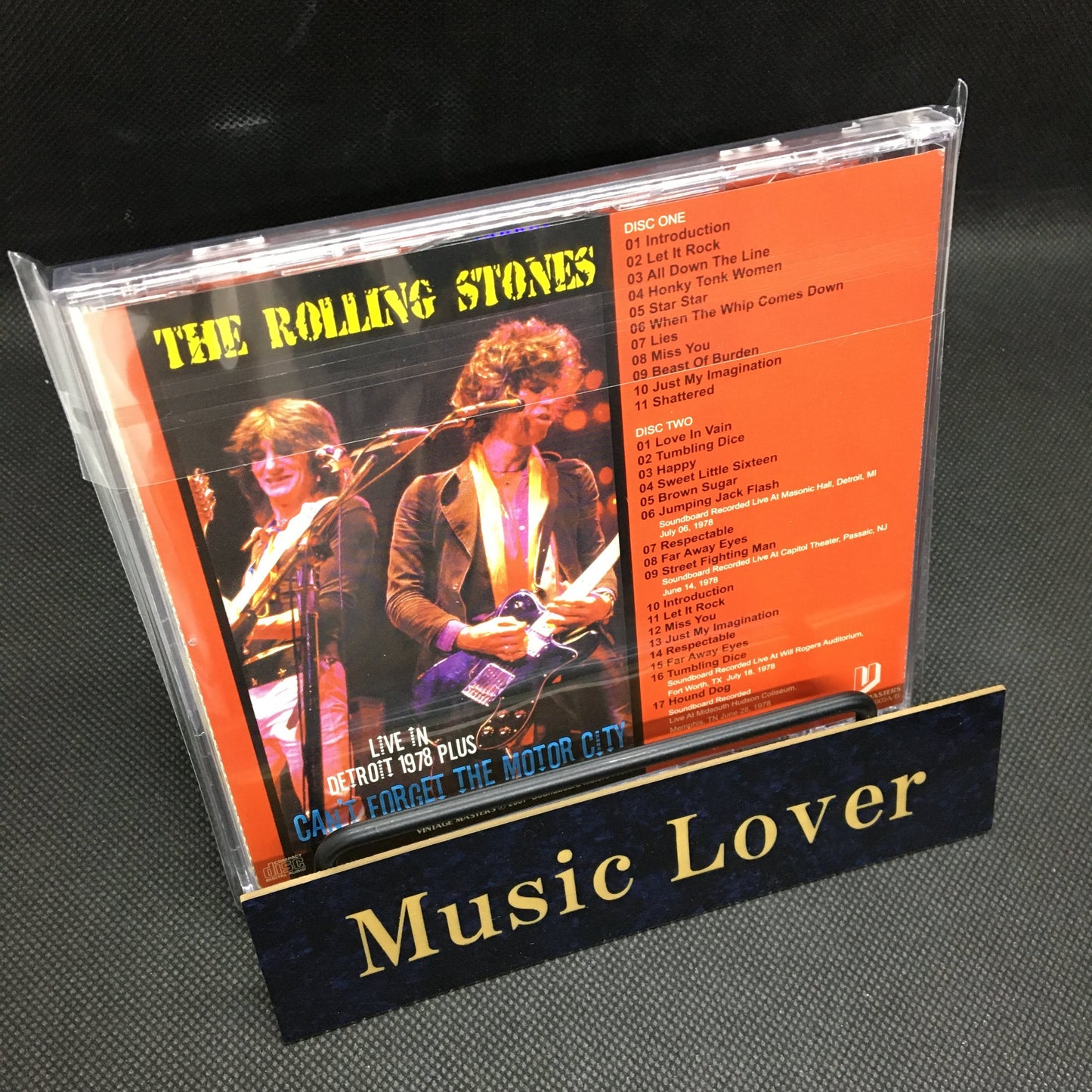 The Rolling Stones / Can't Forget The Motor City Detroit 1978 (2CD) Soundboard