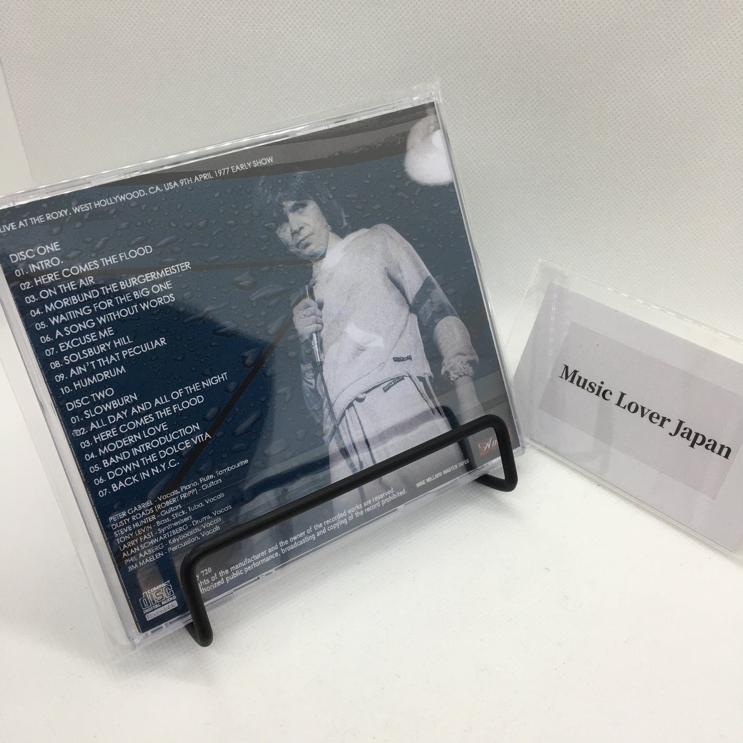 PETER GABRIEL / THE ROXY 1977 1ST NIGHT (EARLY SHOW) MIKE MILLARD MASTER TAPES (2CDR)